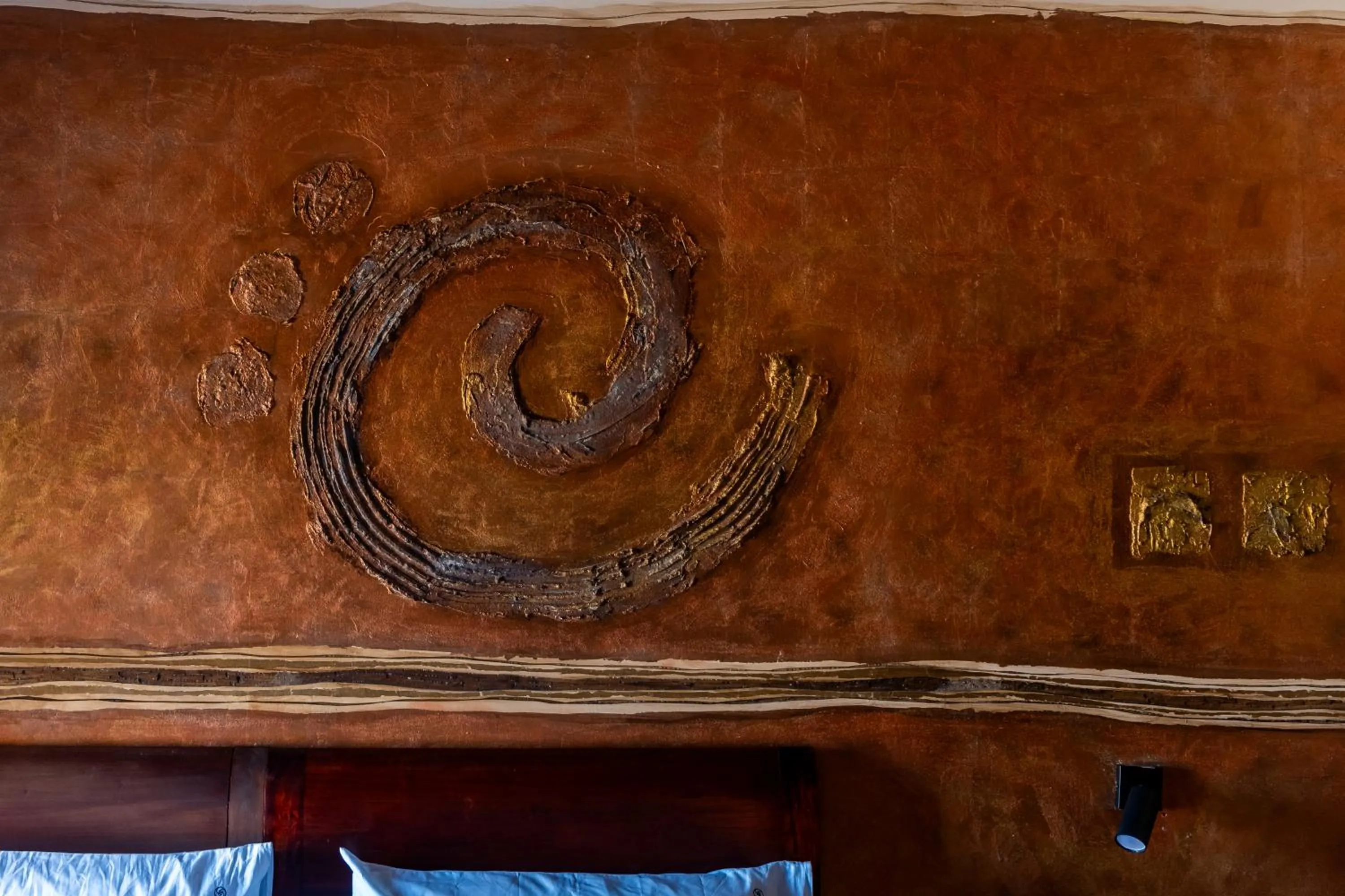 Decorative detail in Villa Vittoria Hotel