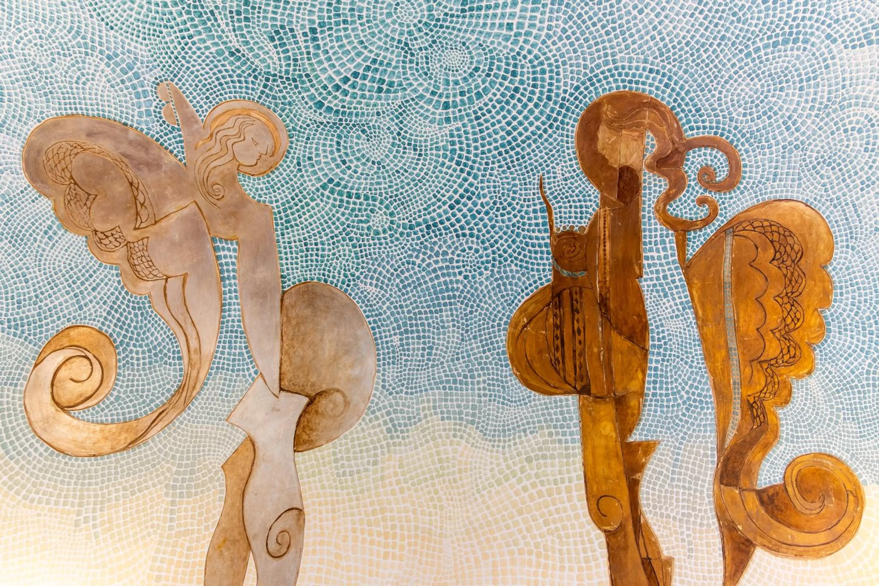 Decorative detail in Villa Vittoria Hotel