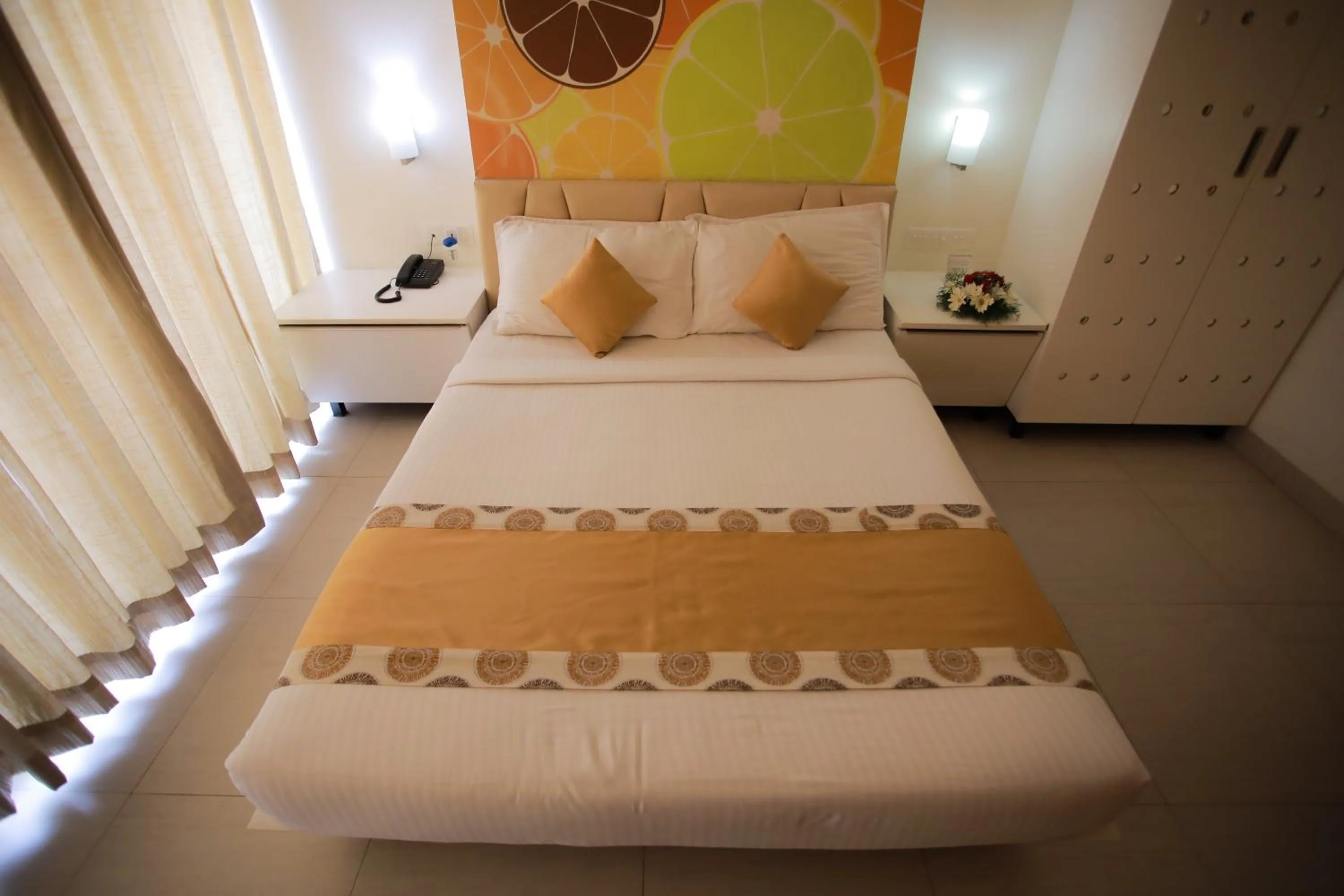 Bed in Millennium Continental