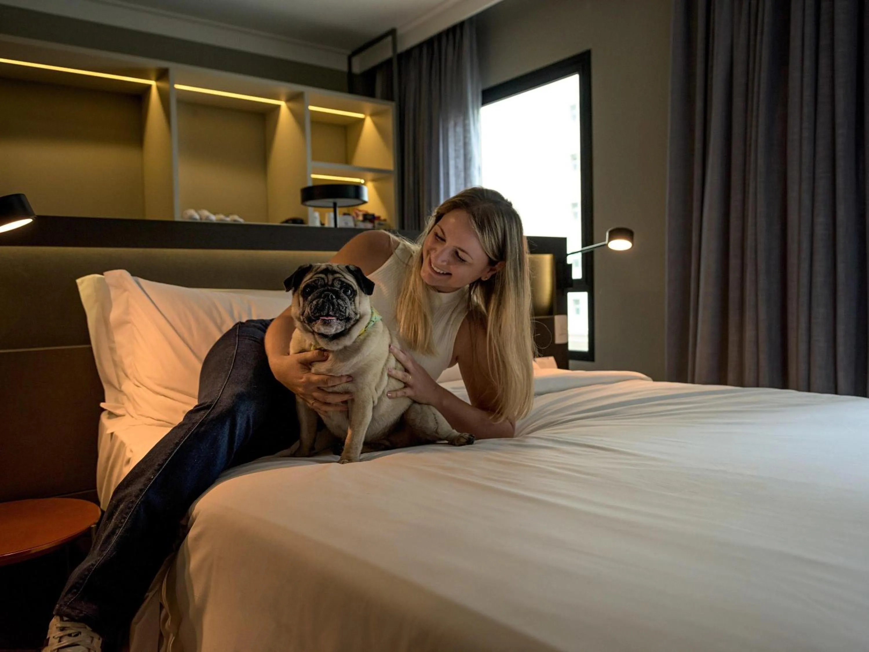 Bedroom, Bed in Novotel SP Jardins