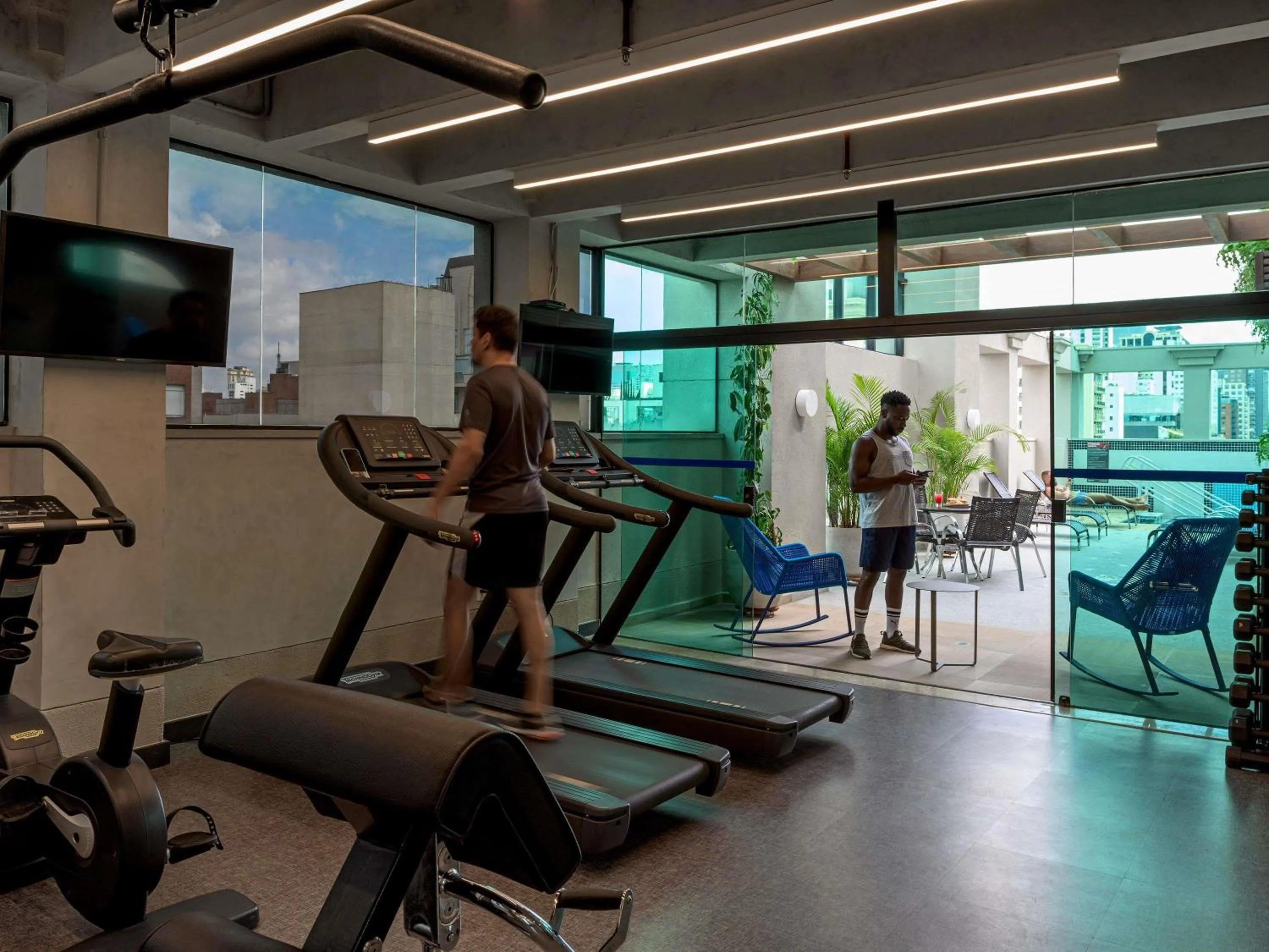 Fitness centre/facilities in Novotel SP Jardins