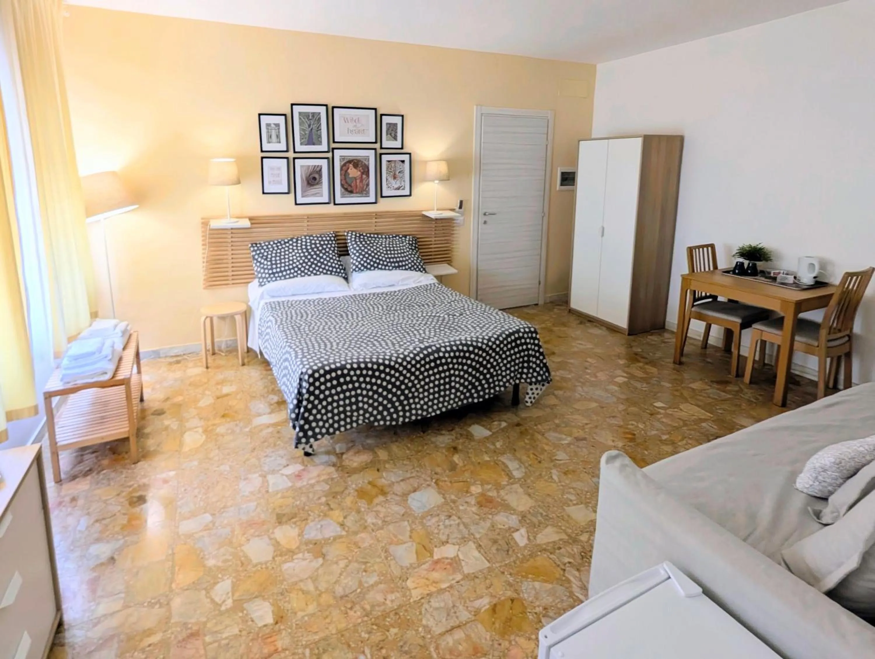 Bed in La Locanda Dell'Arte-Museo