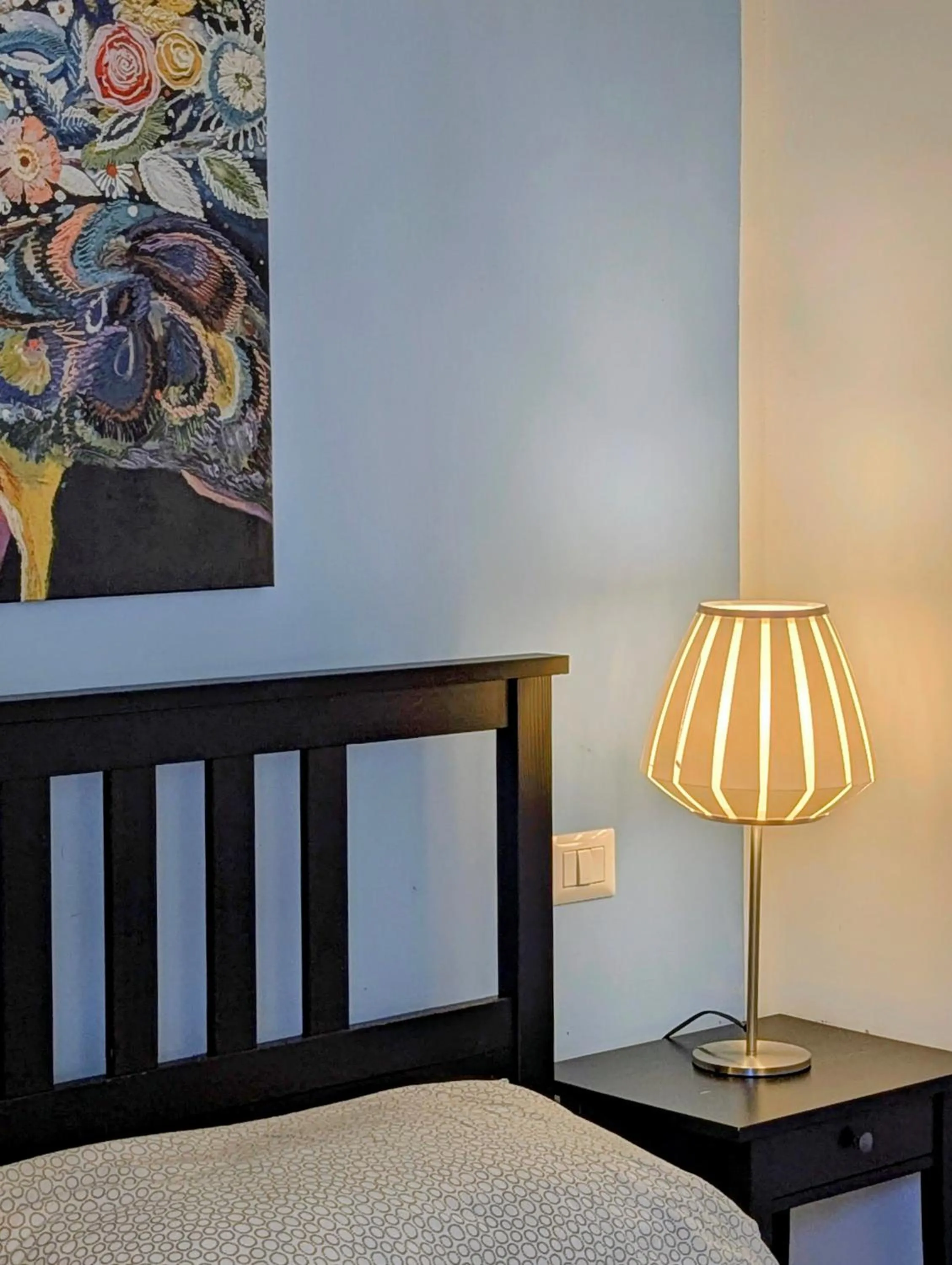 Bed in La Locanda Dell'Arte-Museo