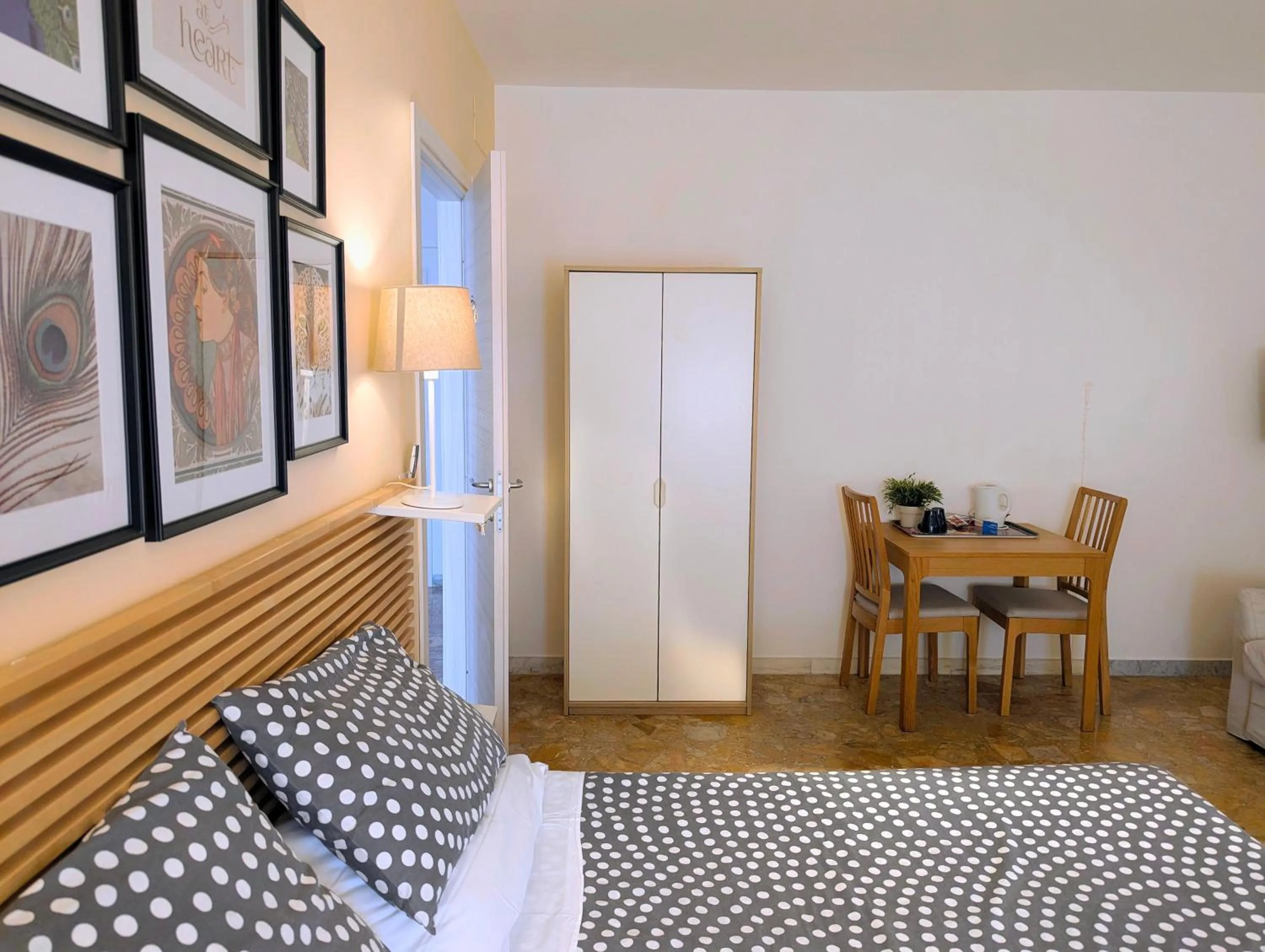 Bed in La Locanda Dell'Arte-Museo