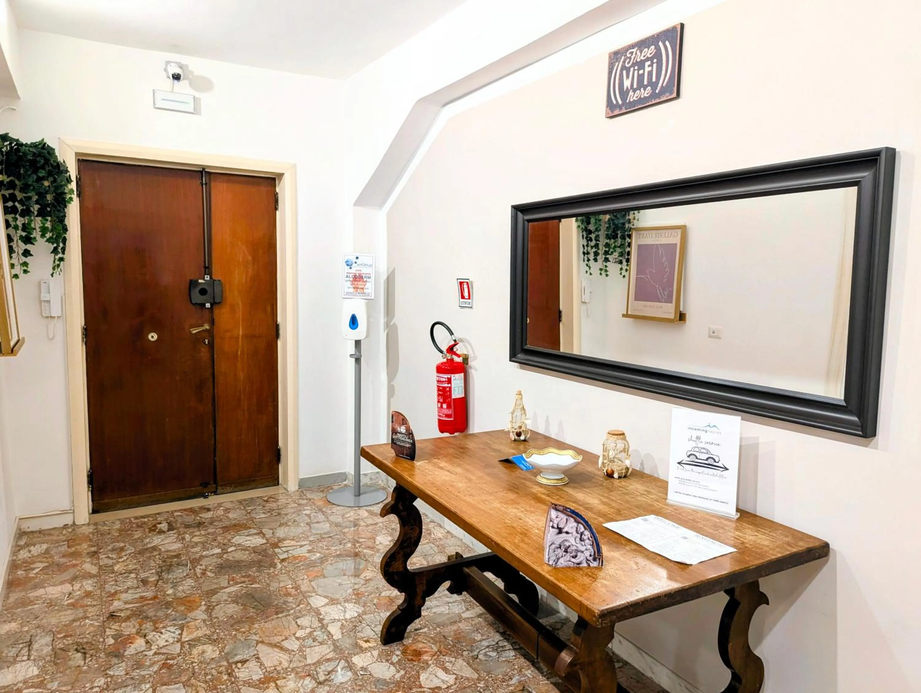 Lobby or reception in La Locanda Dell'Arte-Museo