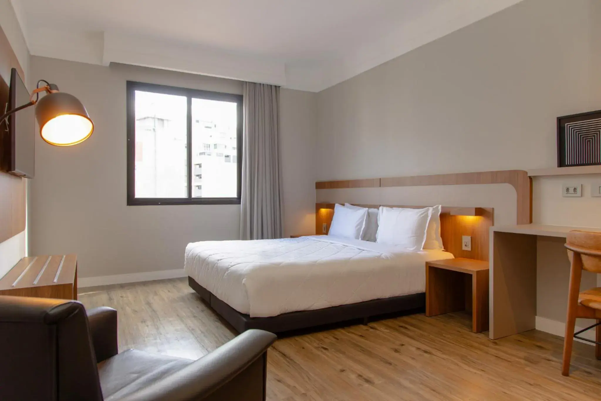 Double Room - Disability Access in Slaviero Curitiba Shopping Double Room - Disability Access in Slaviero Curitiba Shopping