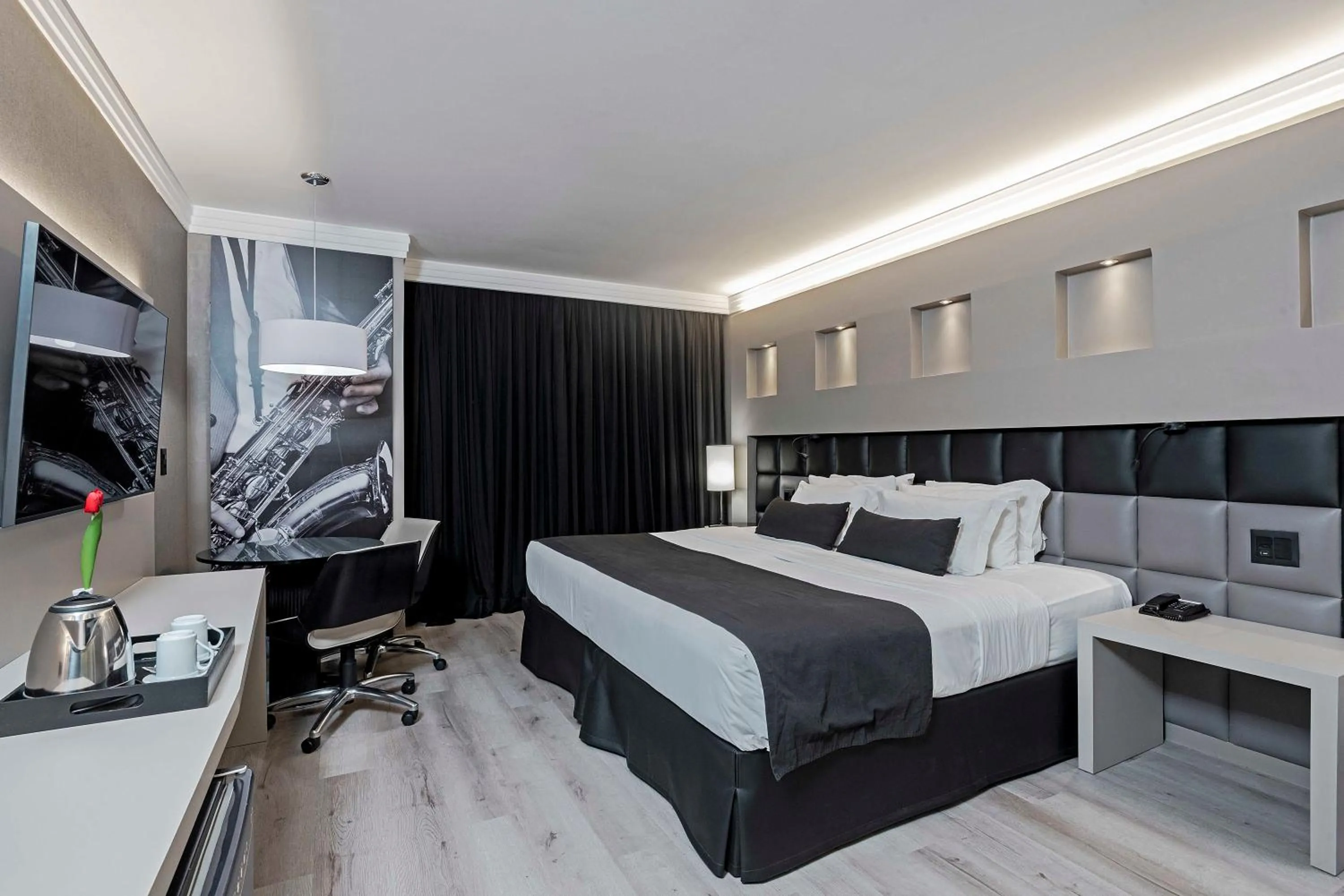 Bed in Full Jazz by Slaviero Hotéis