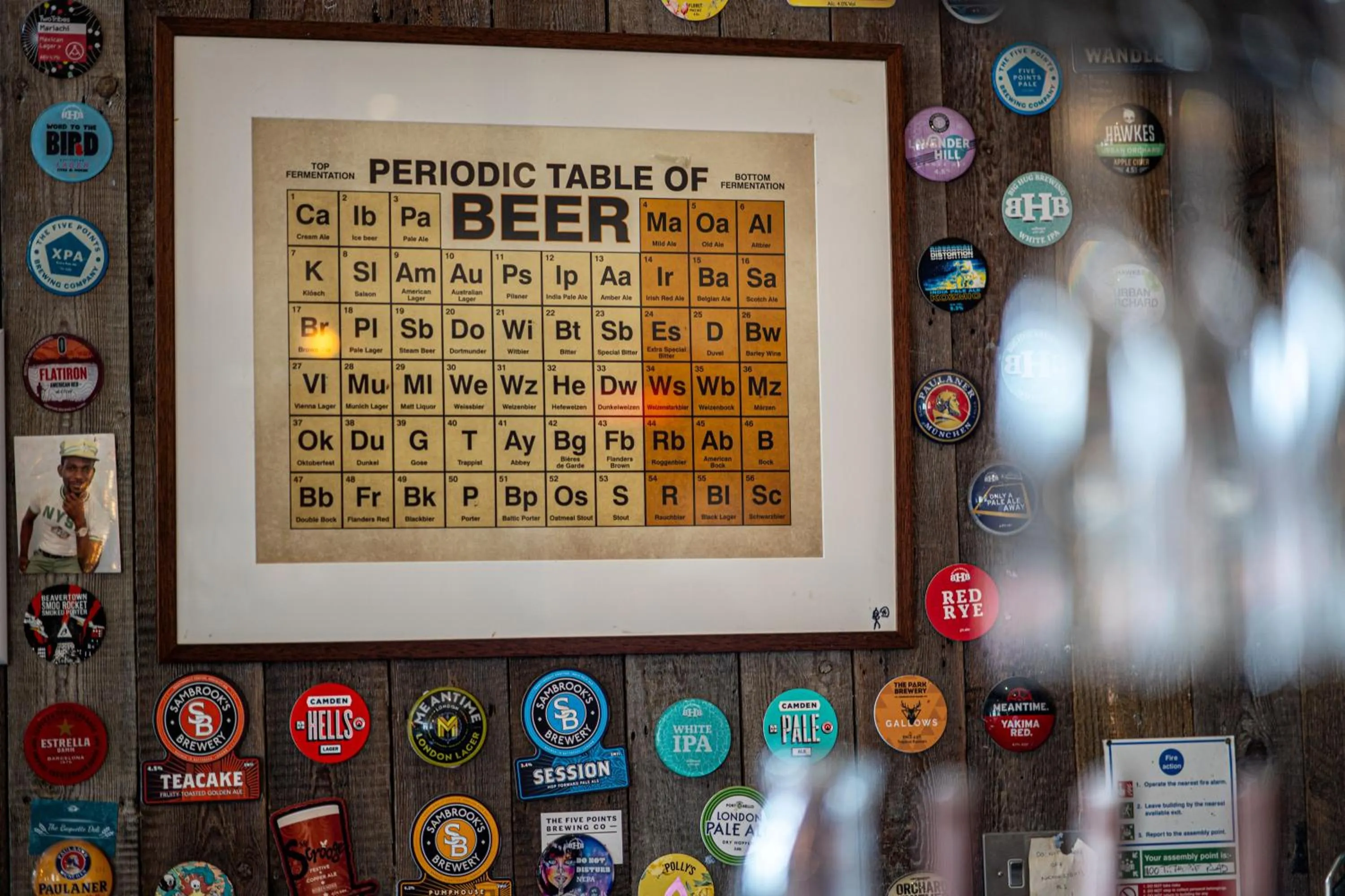 Decorative detail in PubLove @ The Crown, Battersea