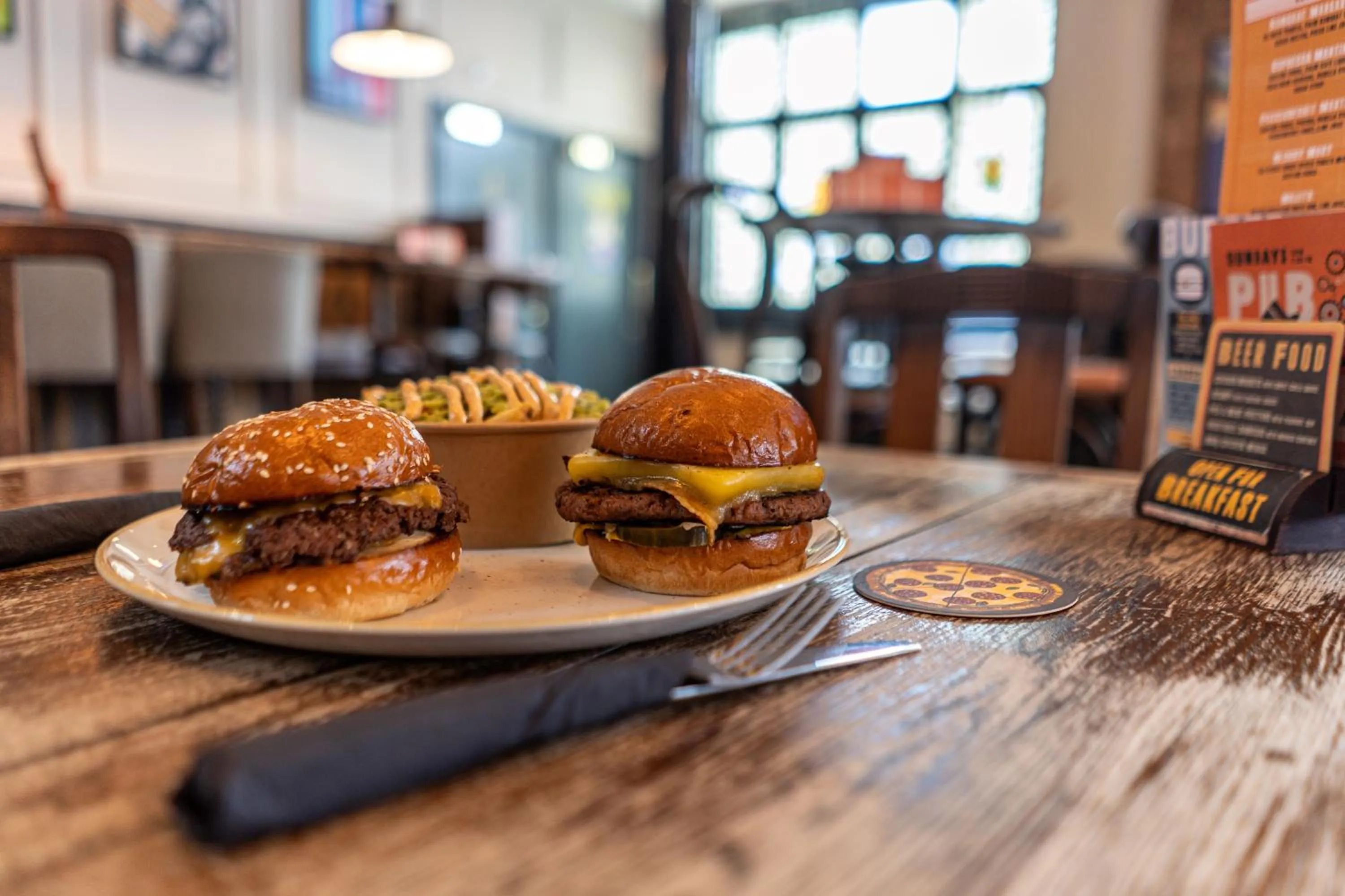 Food close-up in PubLove @ The Crown, Battersea