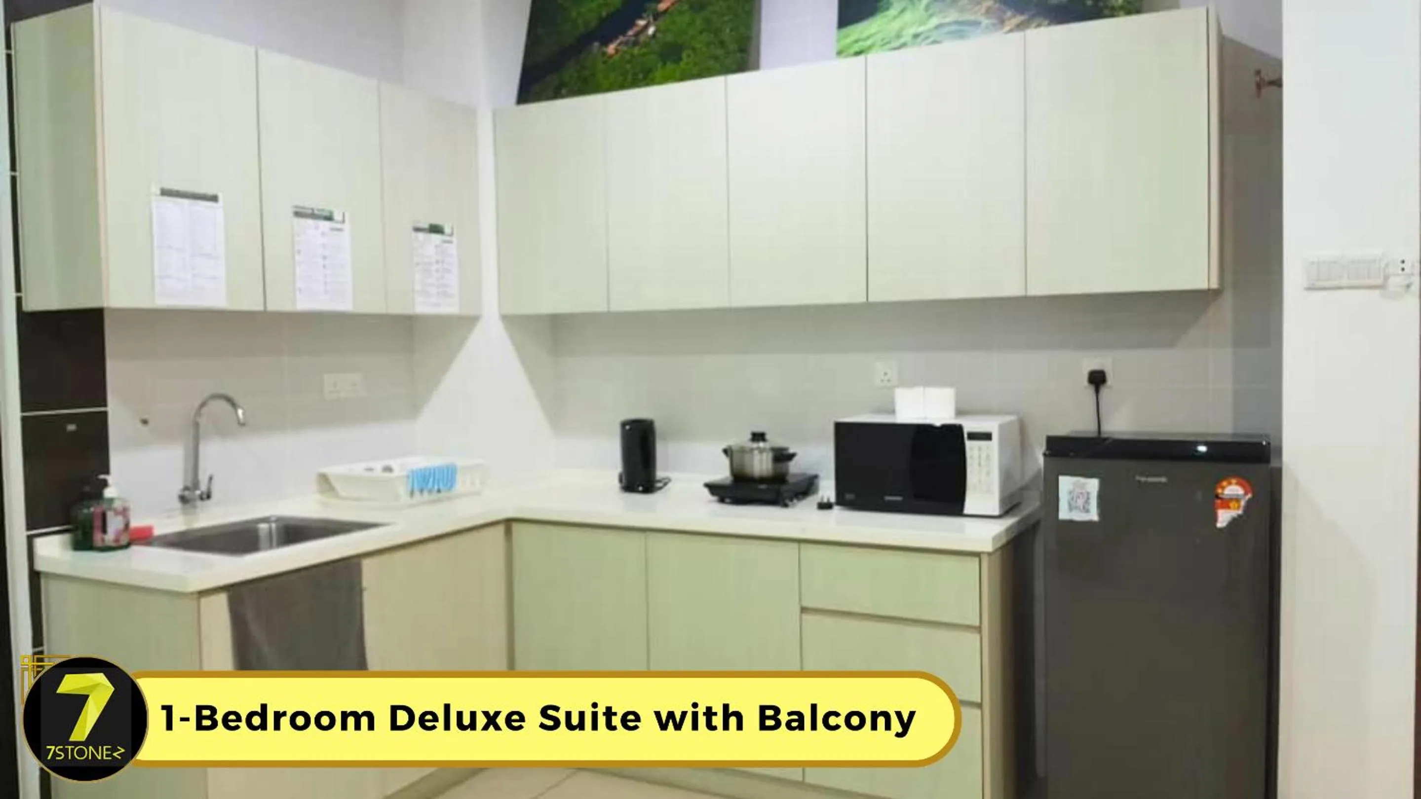 Kitchen or kitchenette in 7Stonez Residences Midhills Genting Highlands