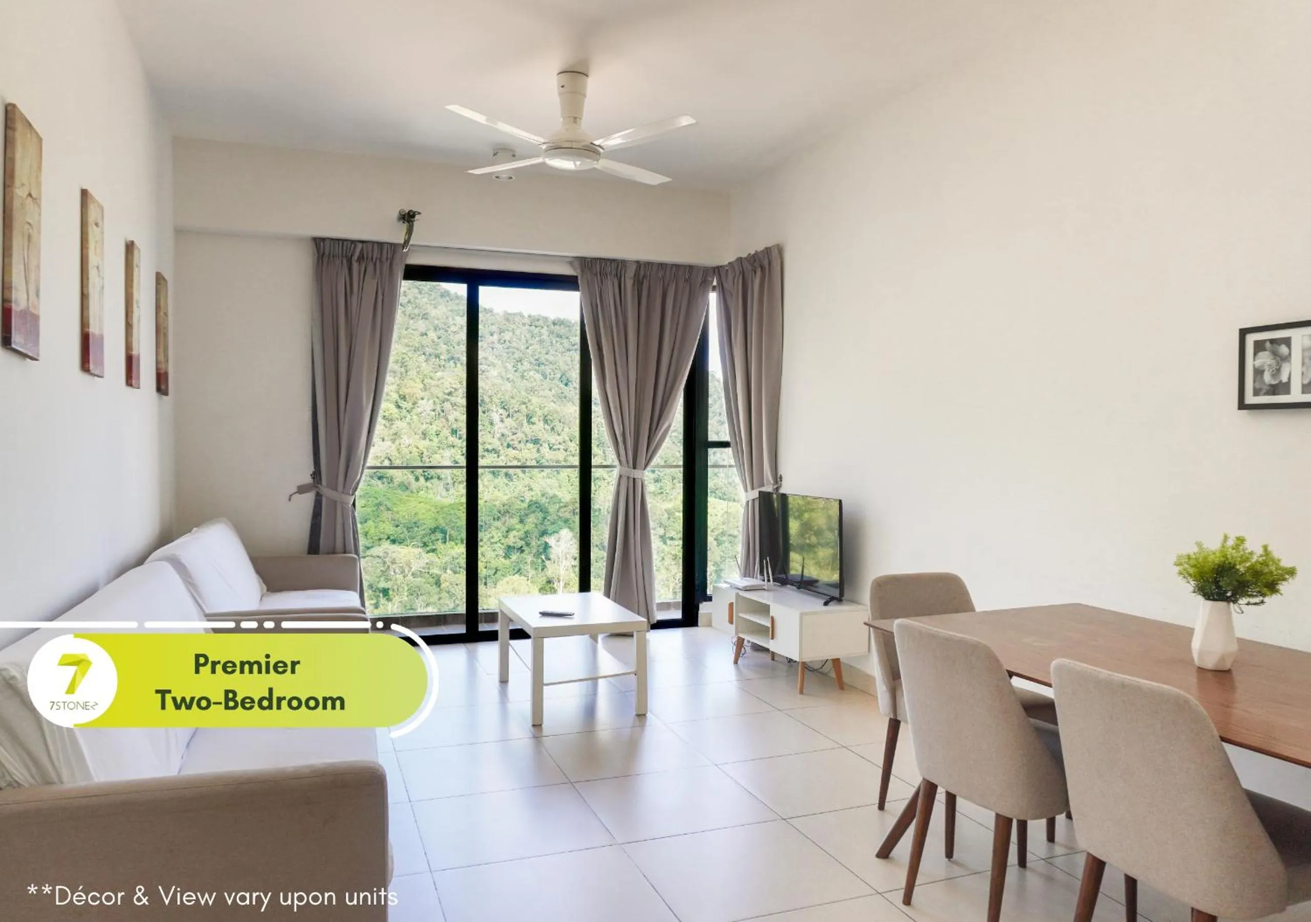 Living room in 7Stonez Residences Midhills Genting Highlands