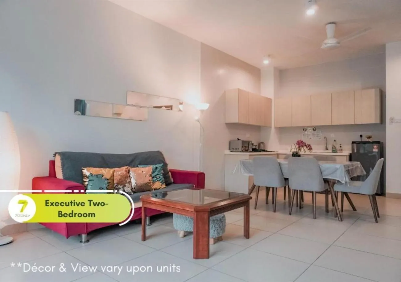 Living room in 7Stonez Residences Midhills Genting Highlands