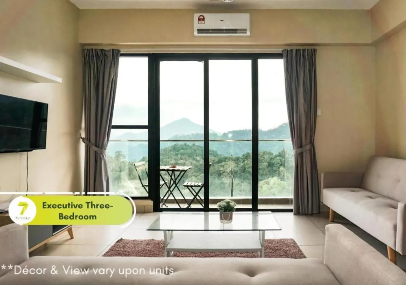Living room in 7Stonez Residences Midhills Genting Highlands