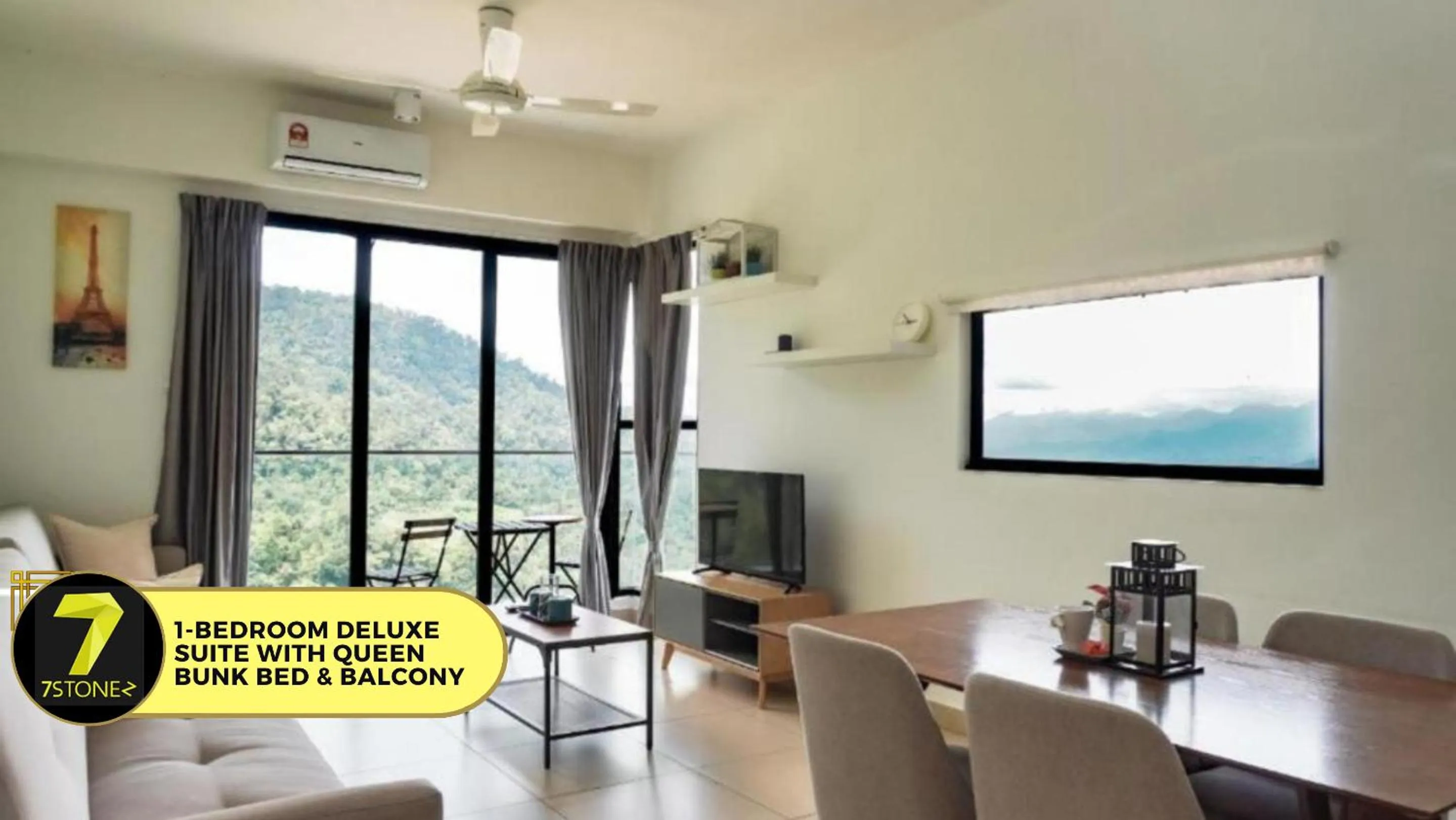 Living room in 7Stonez Residences Midhills Genting Highlands