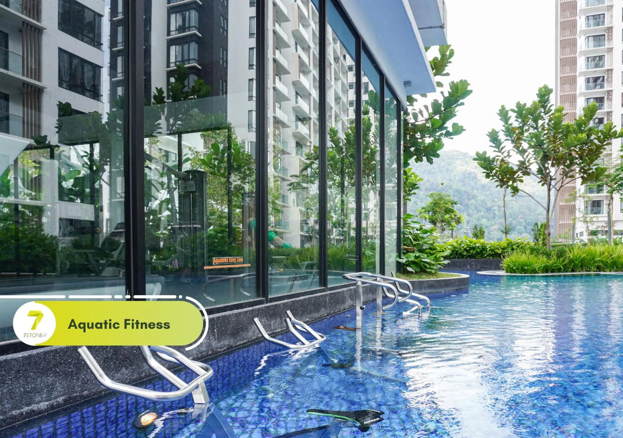Swimming pool in 7Stonez Residences Midhills Genting Highlands