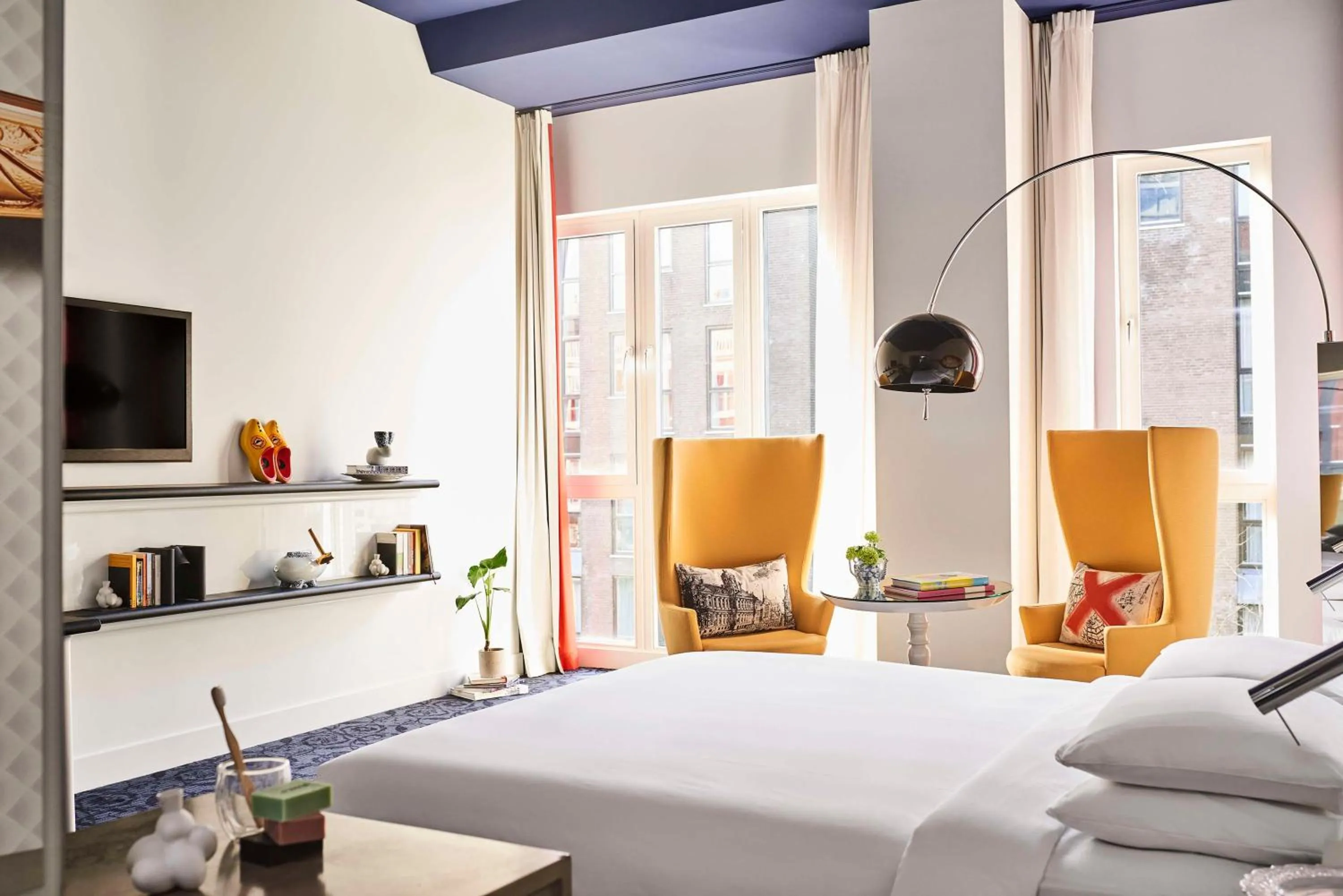 Bedroom, Bed in Andaz Amsterdam, Prinsengracht, By Hyatt