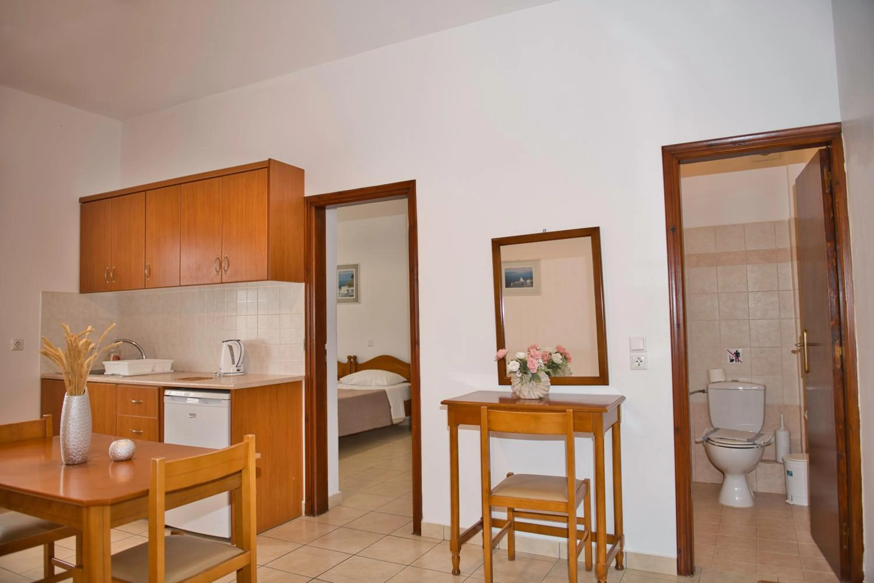 Kitchen or kitchenette in Villa Angira
