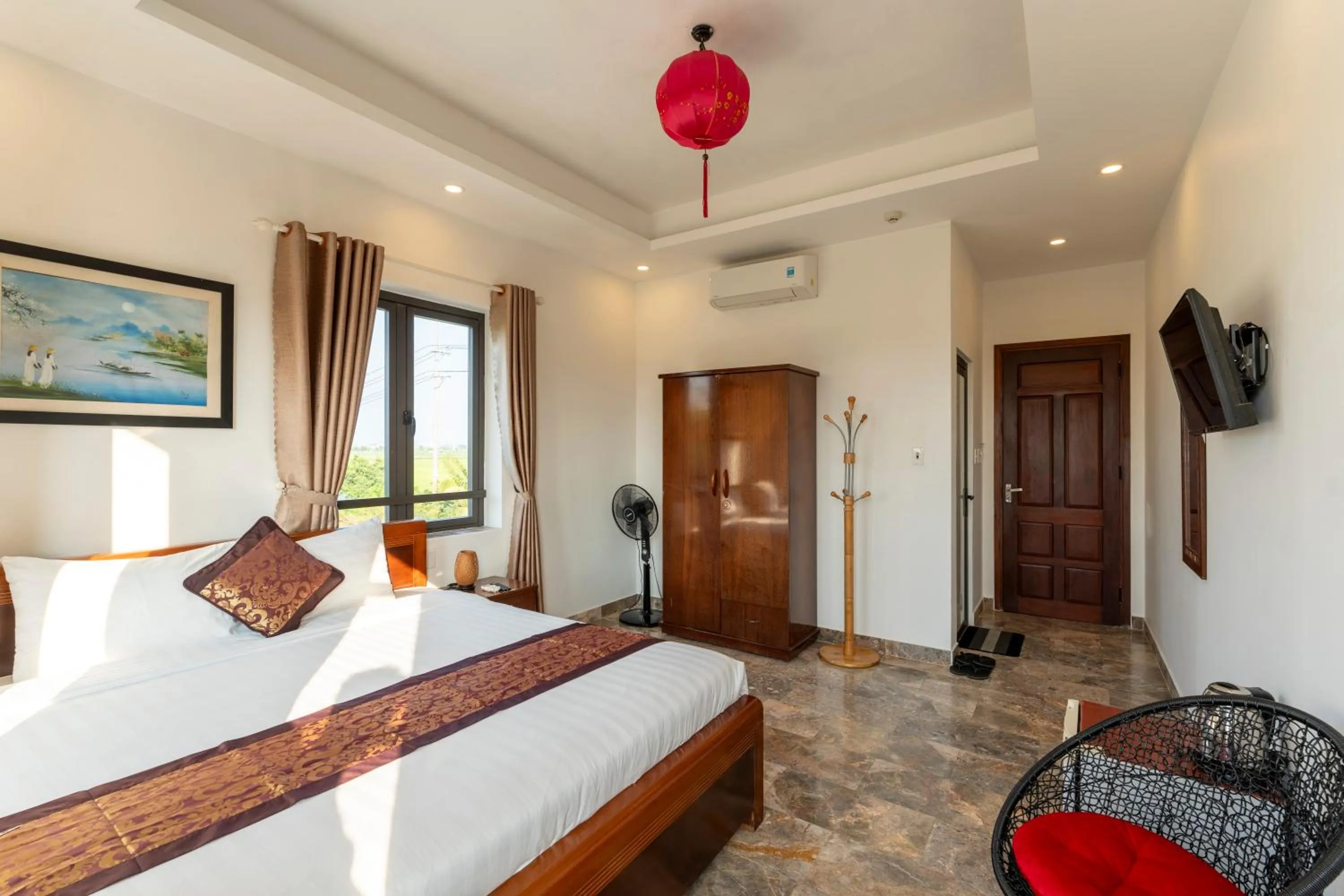 Bed in Rice River Villa - Hoi An
