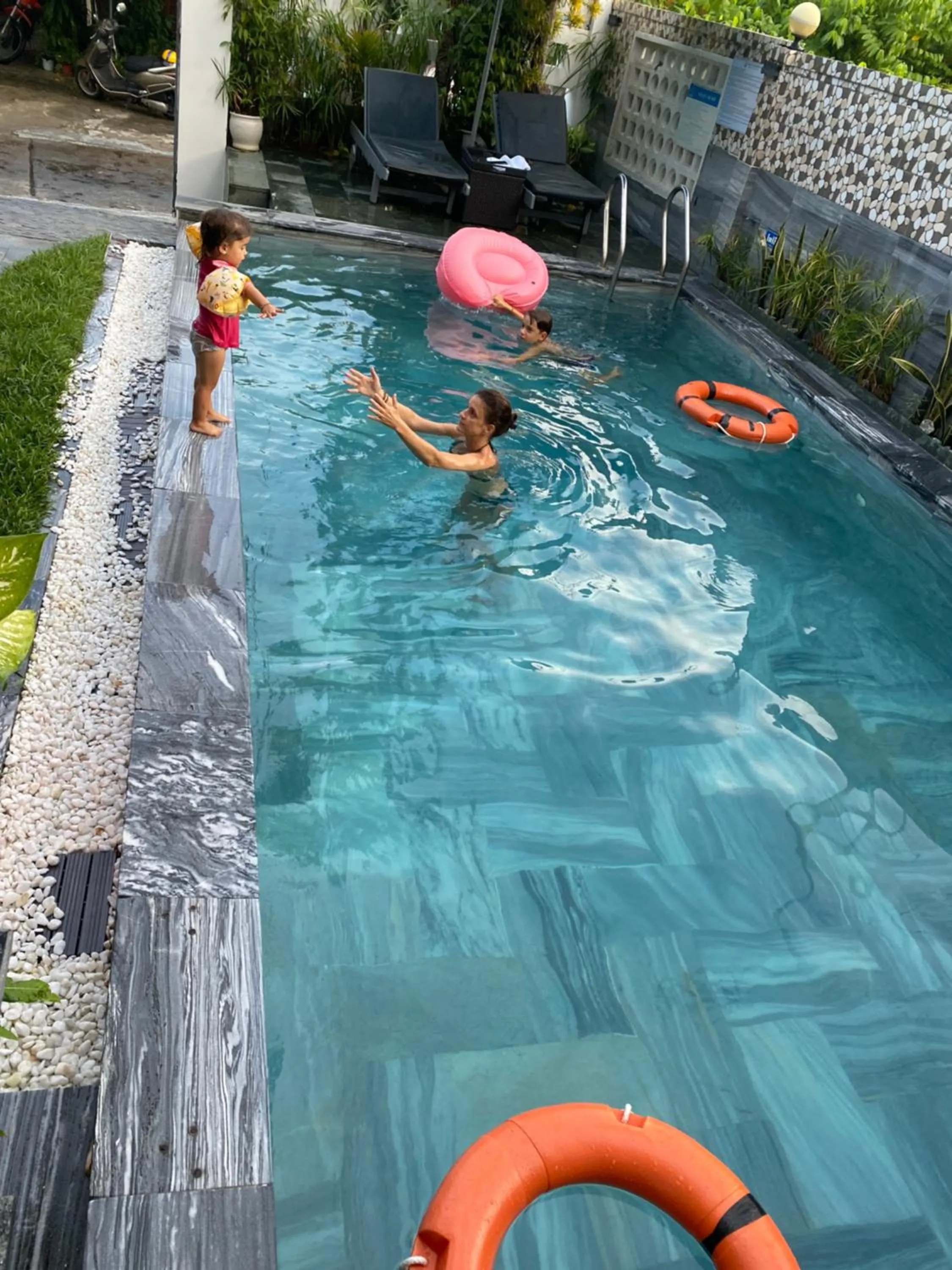 Swimming pool in Rice River Villa - Hoi An