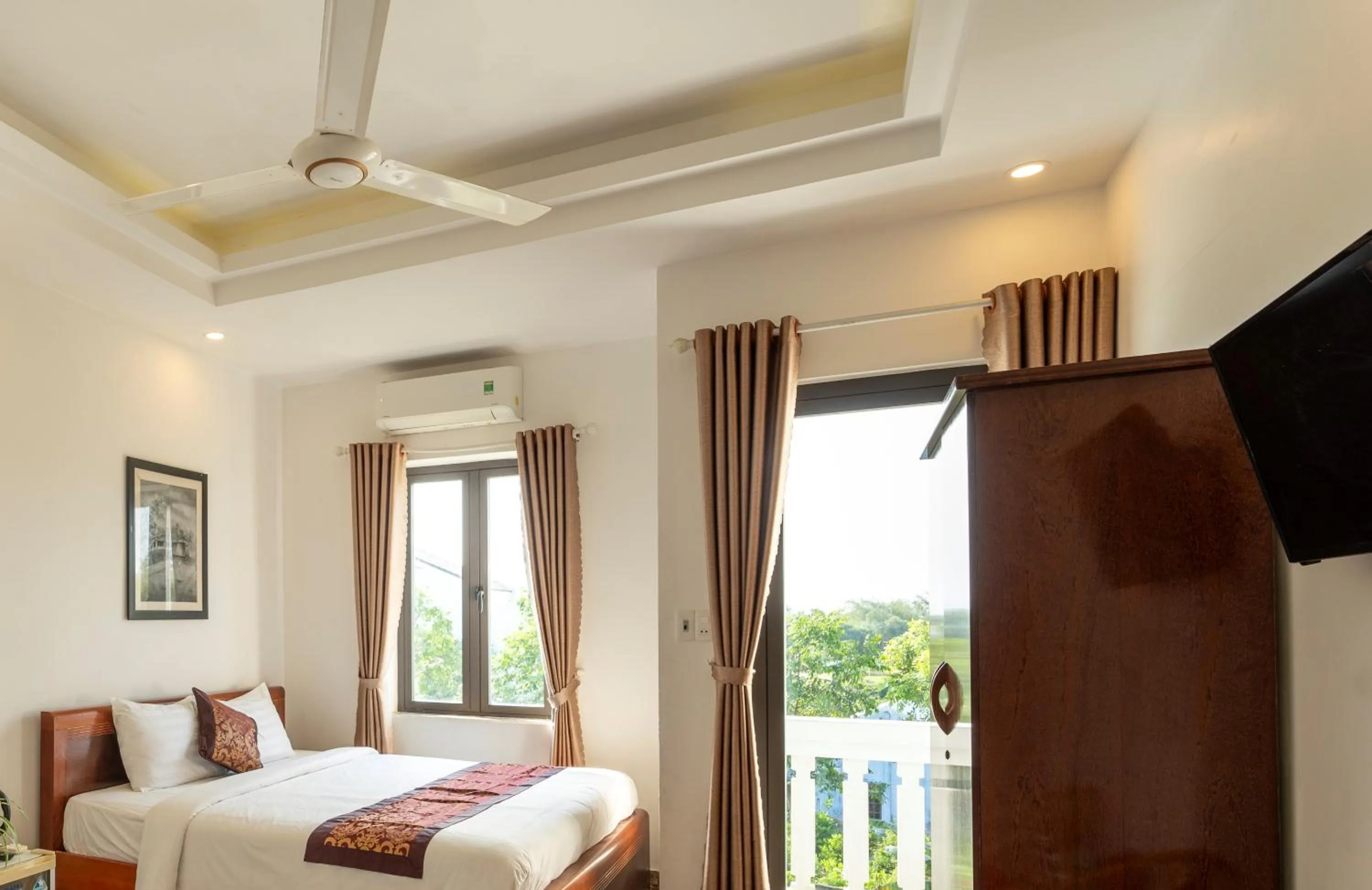 Bedroom, Bed in Rice River Villa - Hoi An