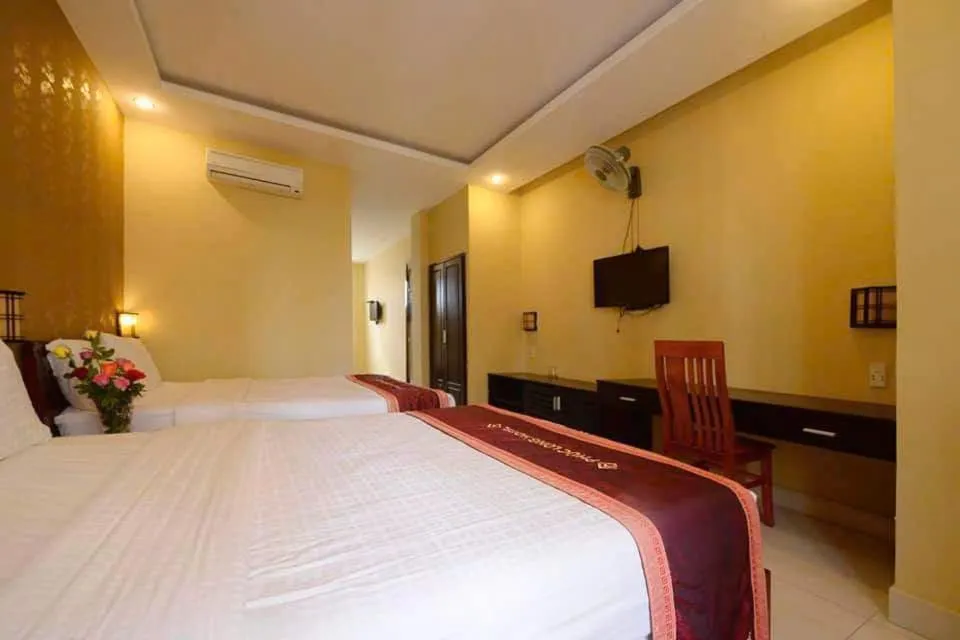 Bed in Phuc Long Hotel