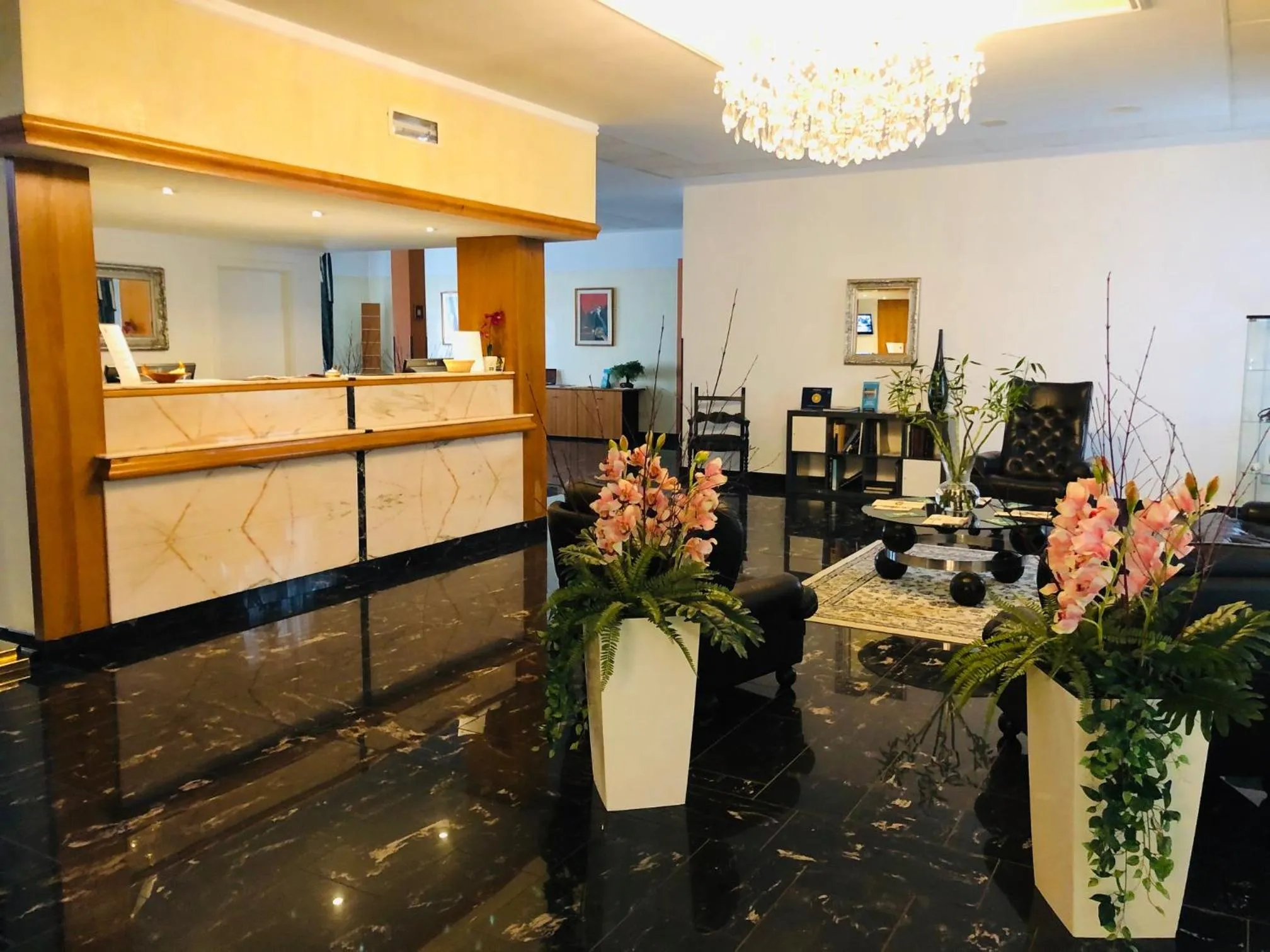 Lobby or reception in Hotel Internazionale Gorizia
