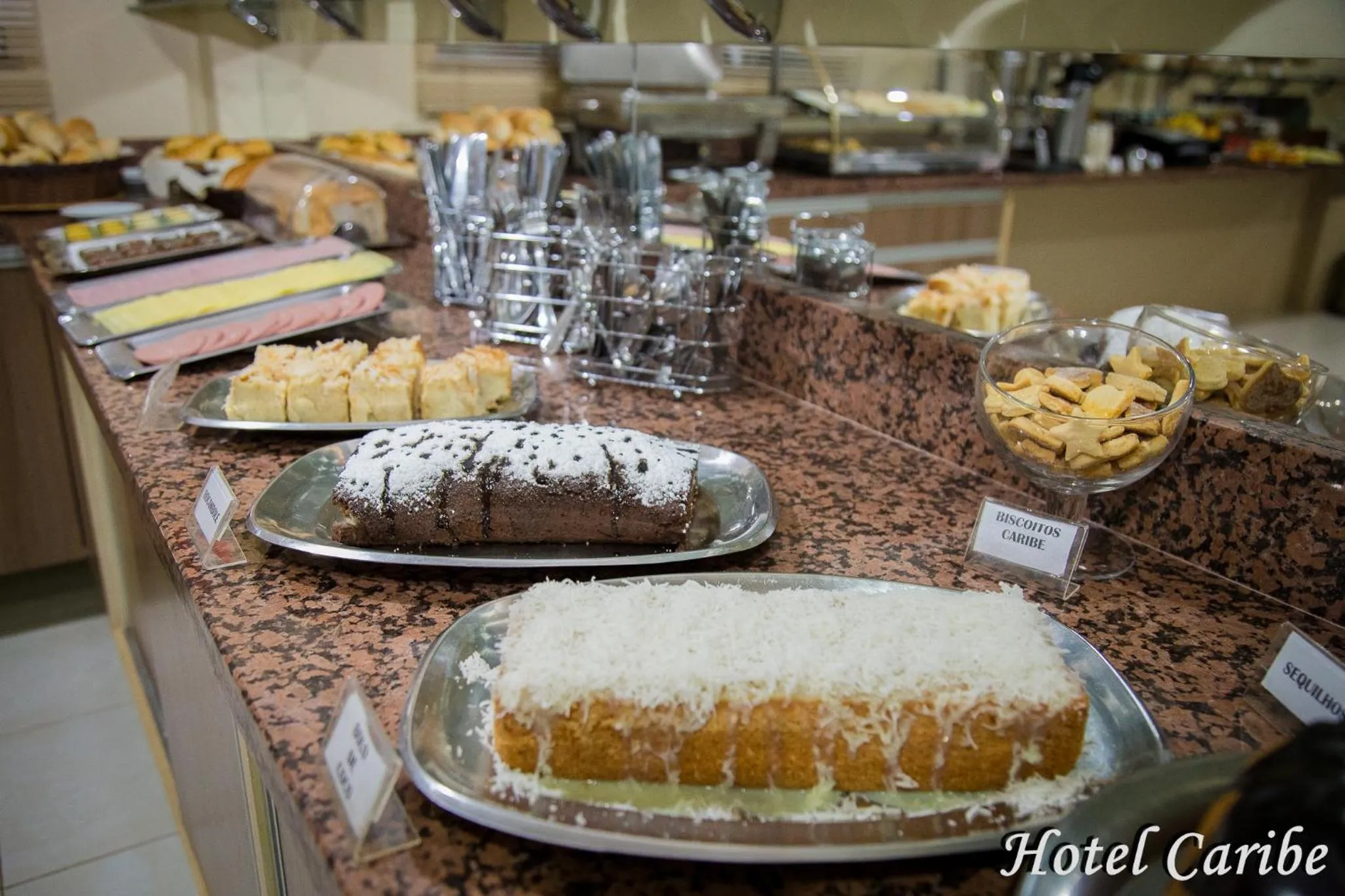 Food and drinks in Hotel Caribe