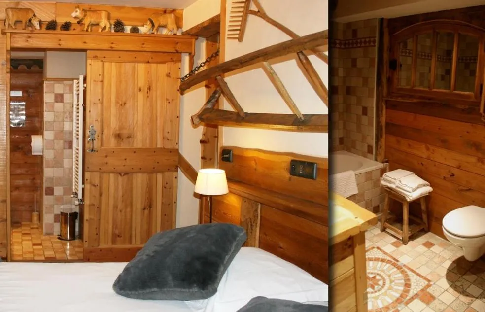 Bed in Hôtel Restaurant de la Chaussée