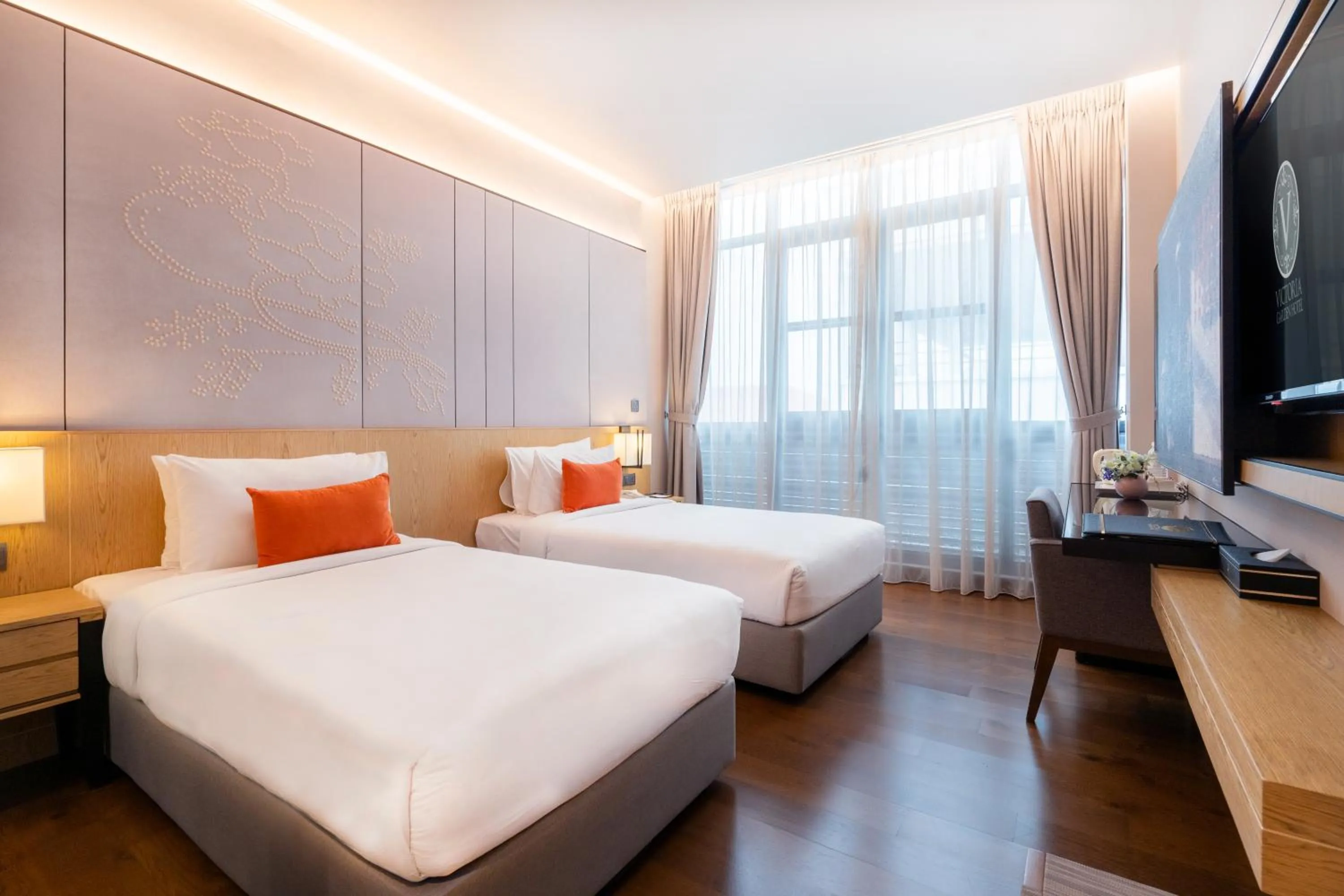 Bed in Victoria Garden Hotel