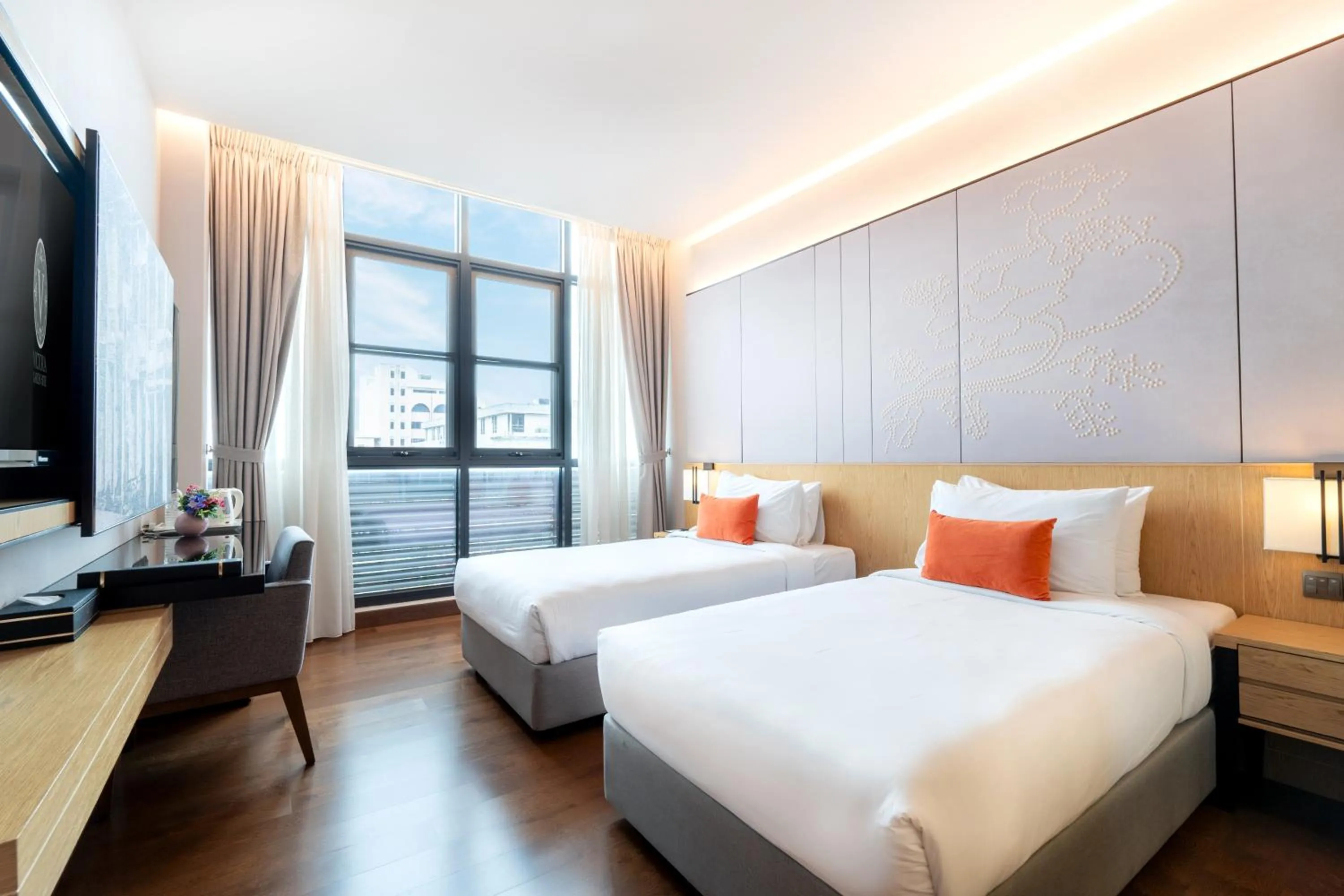 Bed in Victoria Garden Hotel