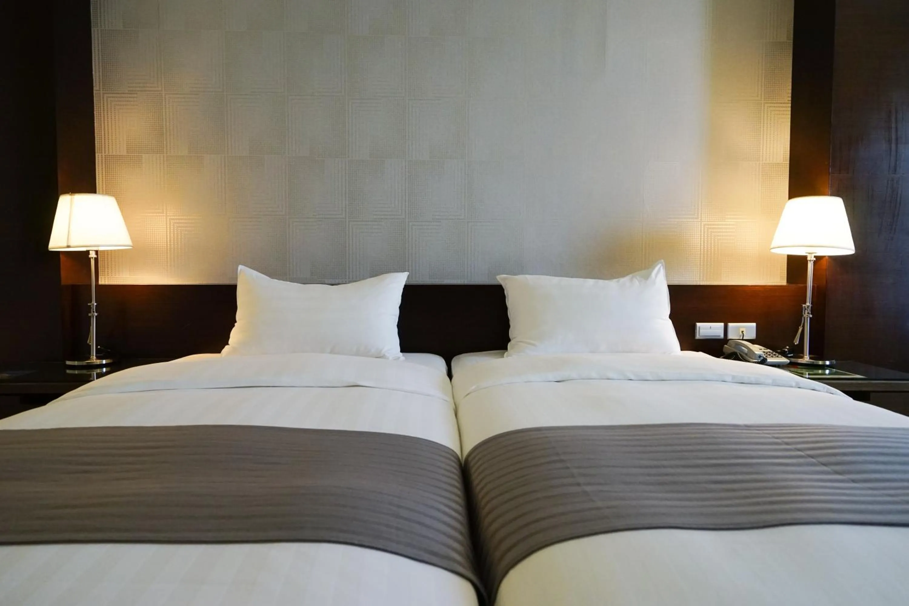 Bed in Hai Yue Hotel