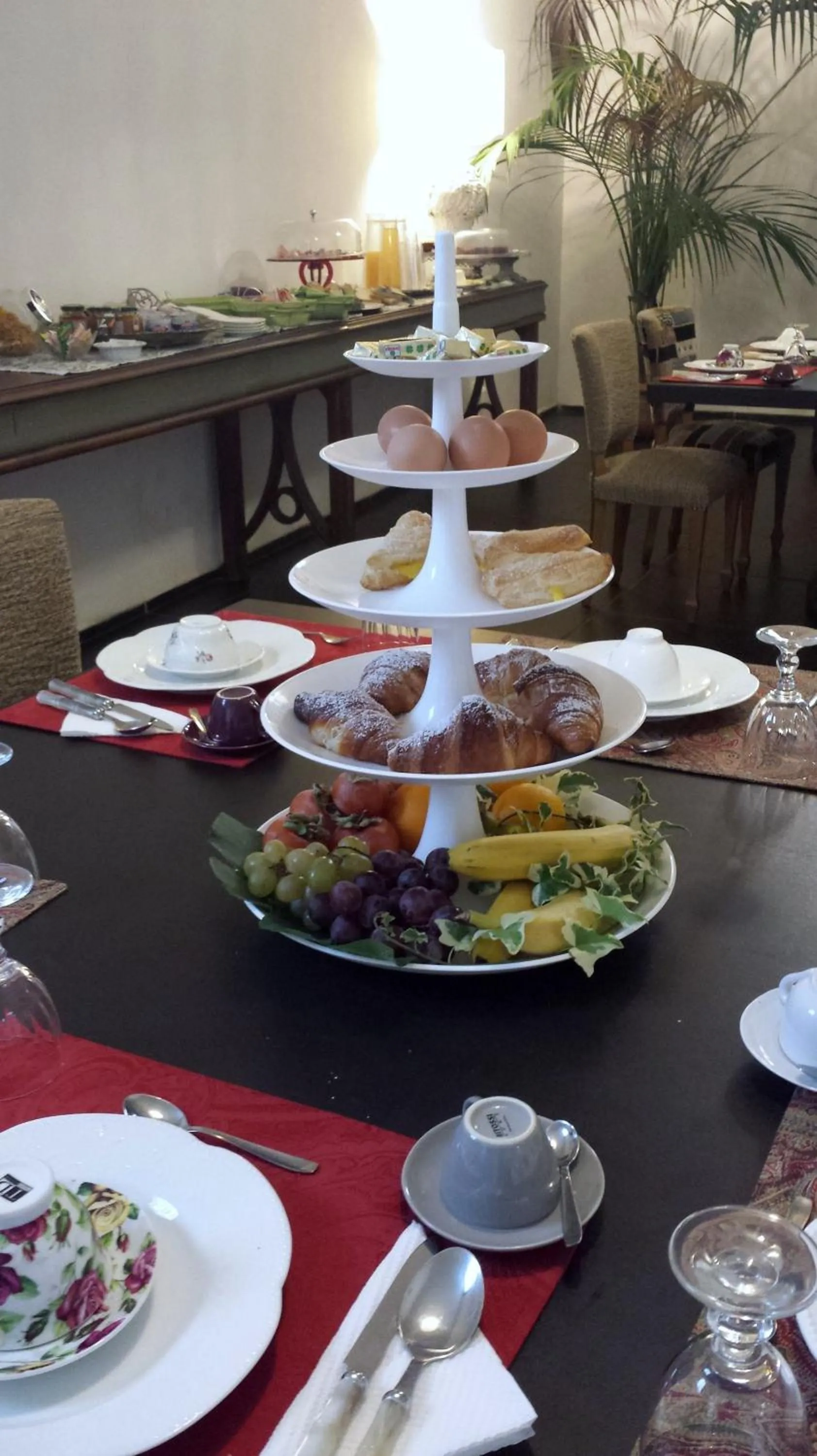 Continental breakfast in Il Giardino di Ballarò Boutique B&B