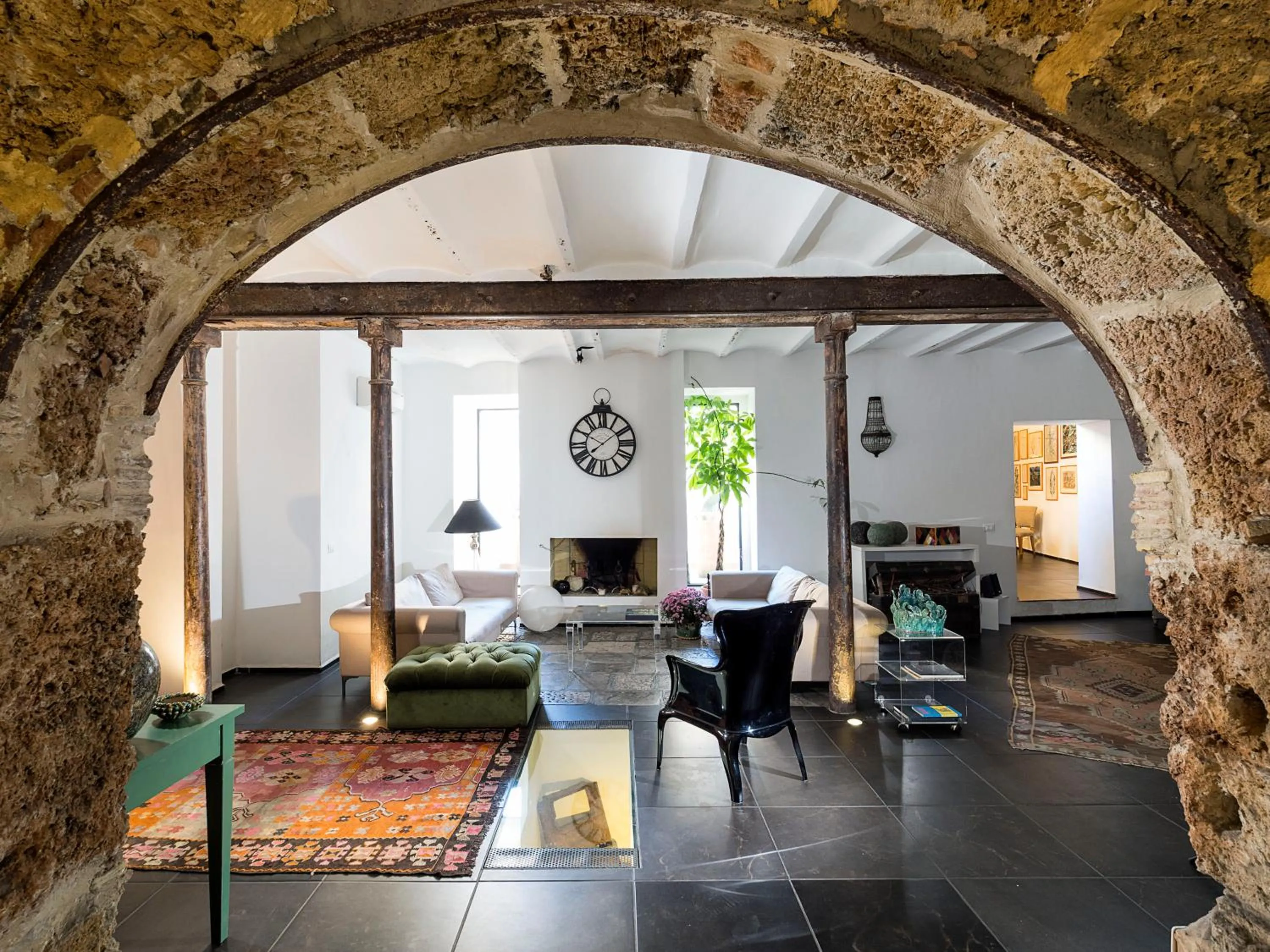 Living room in Il Giardino di Ballarò Boutique B&B