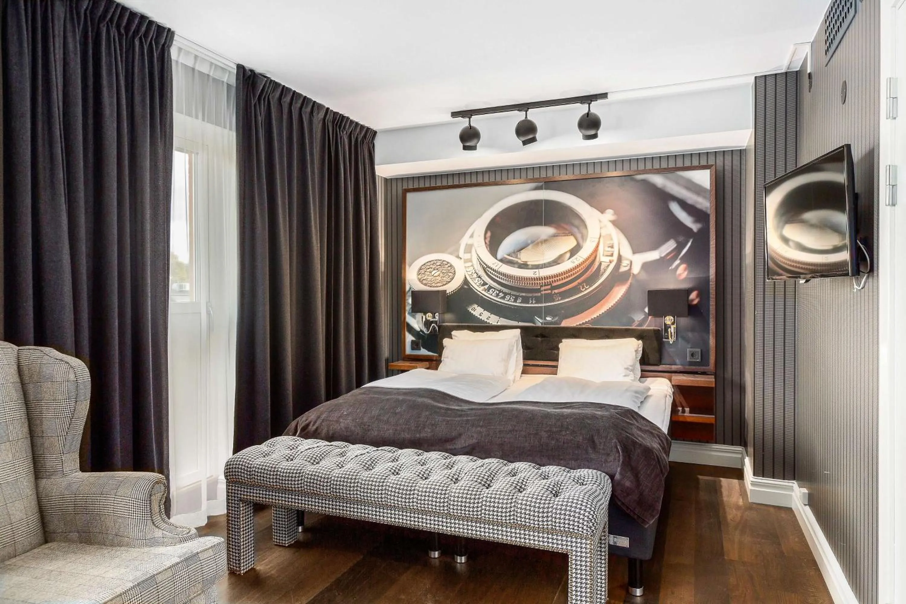 Bedroom, Bed in Vimmerby Stadshotell, WorldHotels Crafted