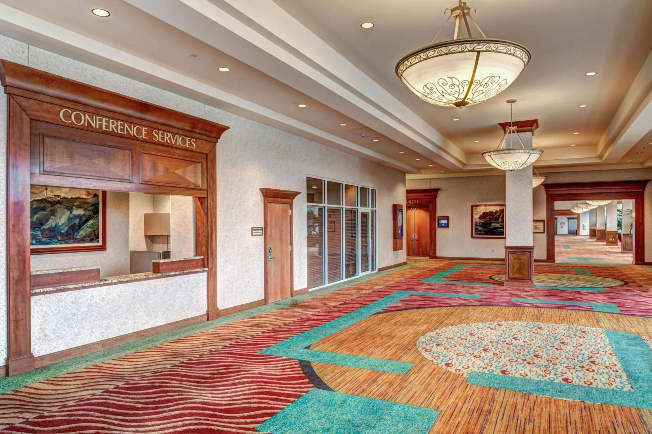 Lobby or reception in Hilton Seattle Airport & Conference Center