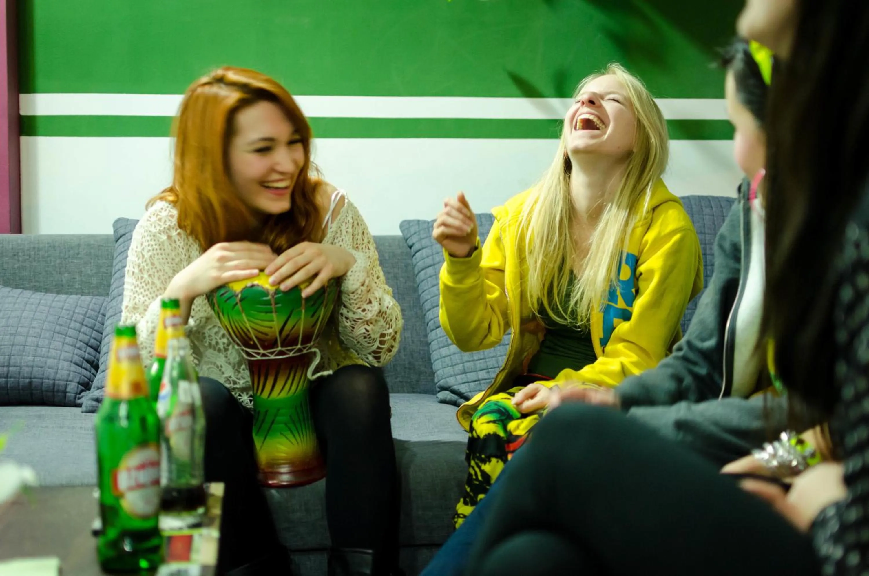 Staff in Funk Lounge Hostel