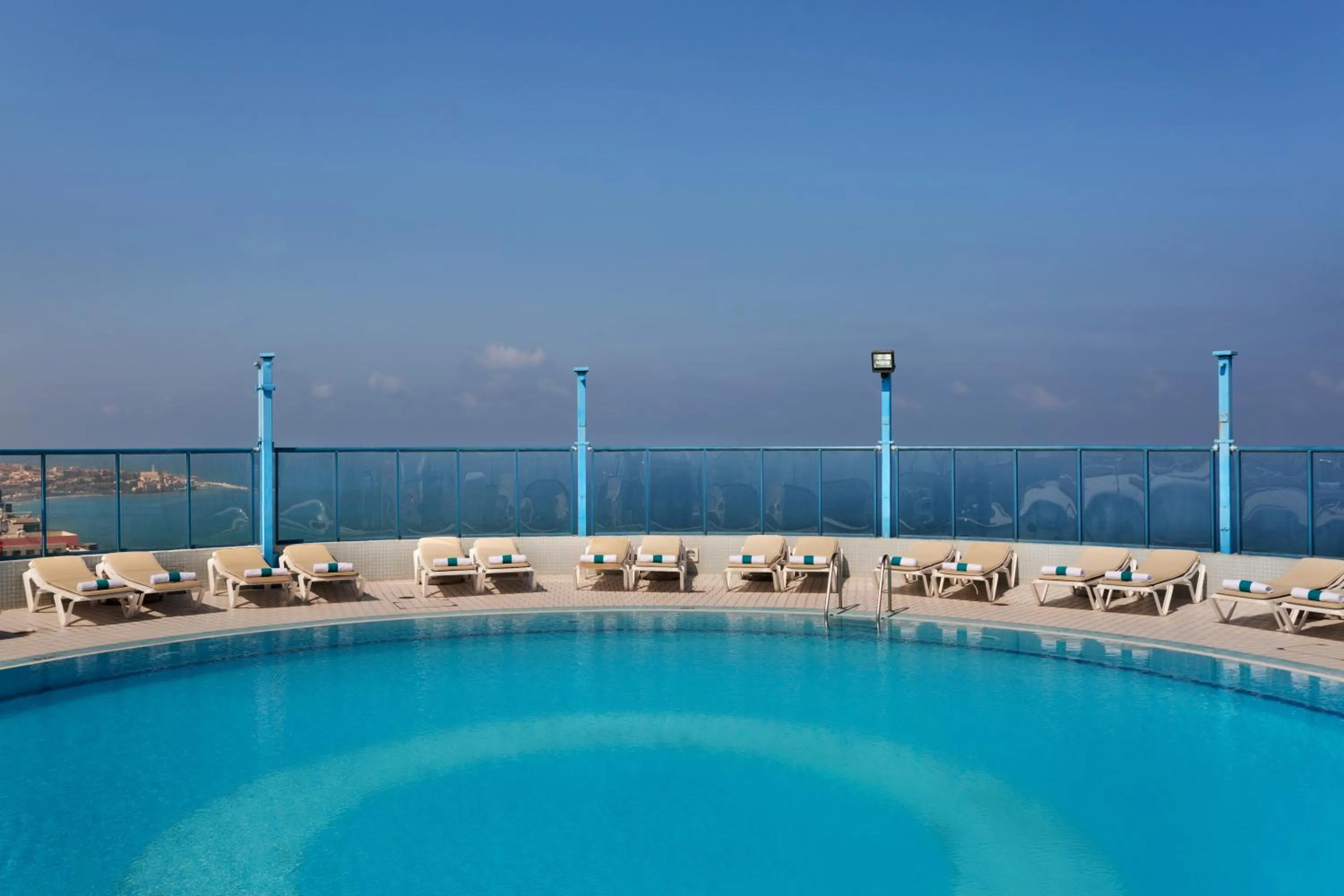 Swimming pool in Sea Tower by Isrotel Design