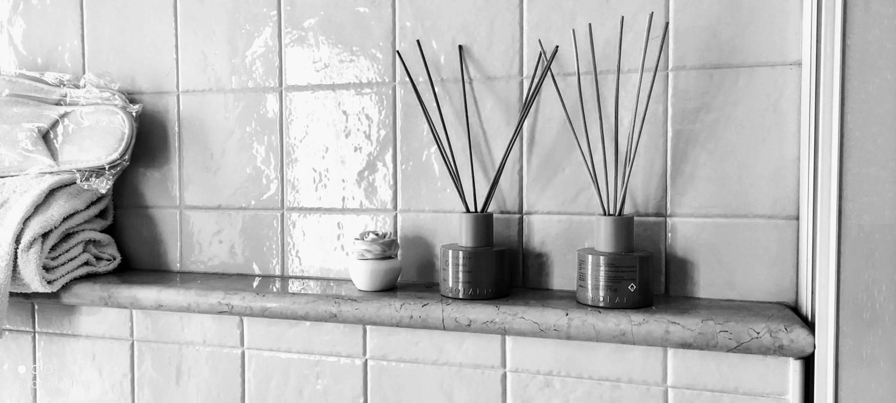 Bathroom in Hotel Villa Platani