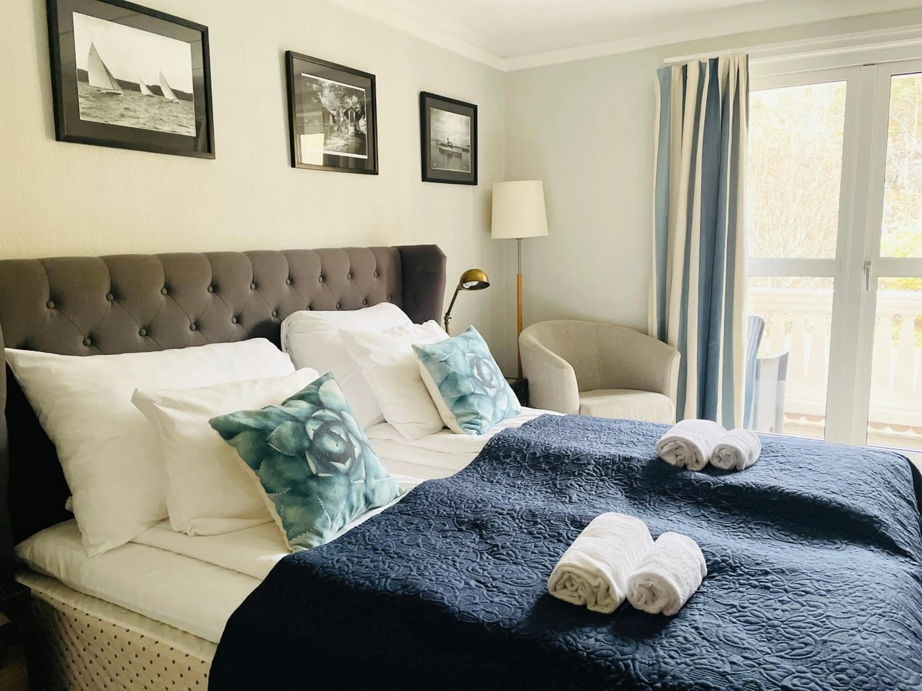 Bed in Hankø Hotell & Spa