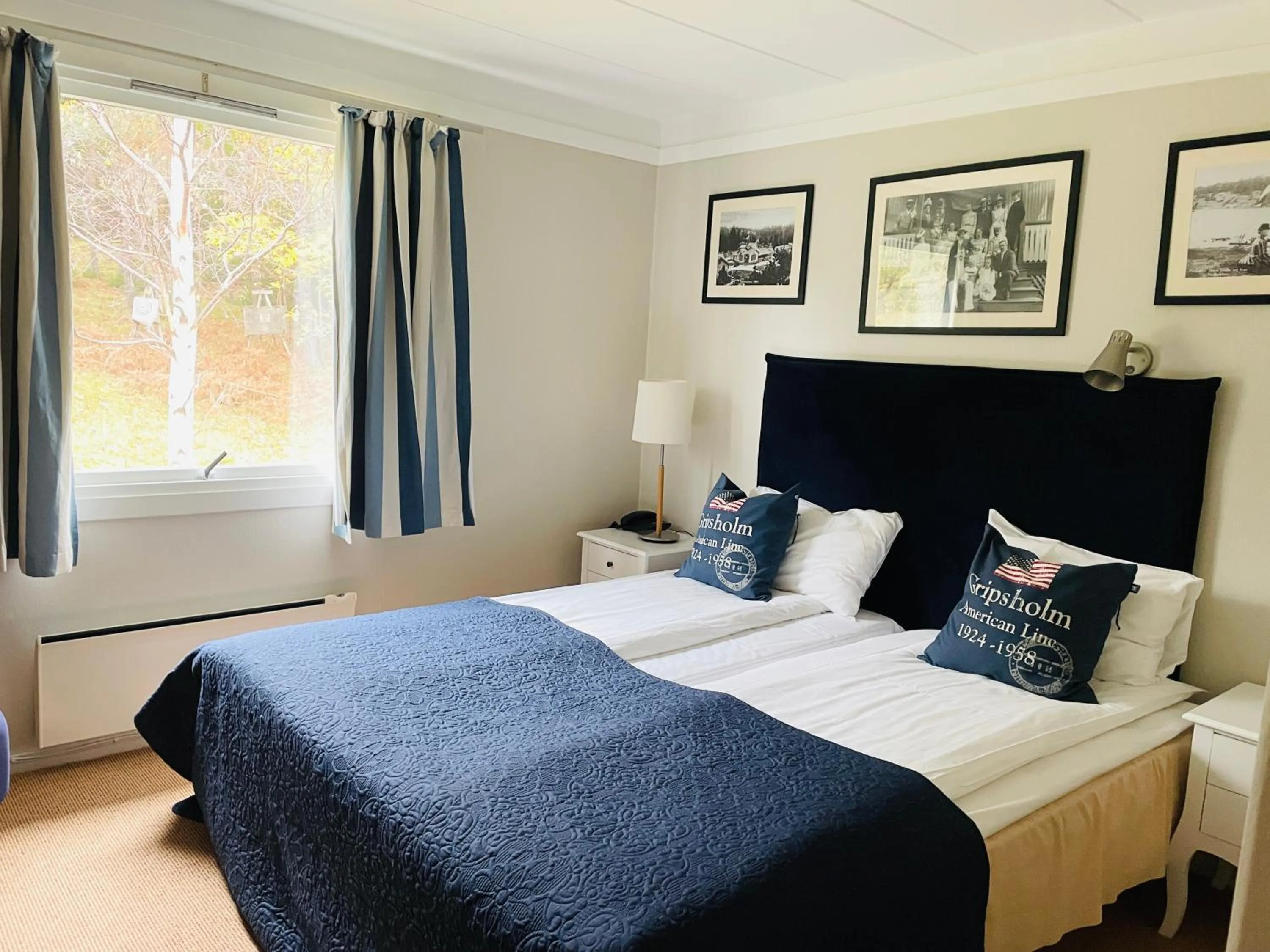 Bed in Hankø Hotell & Spa