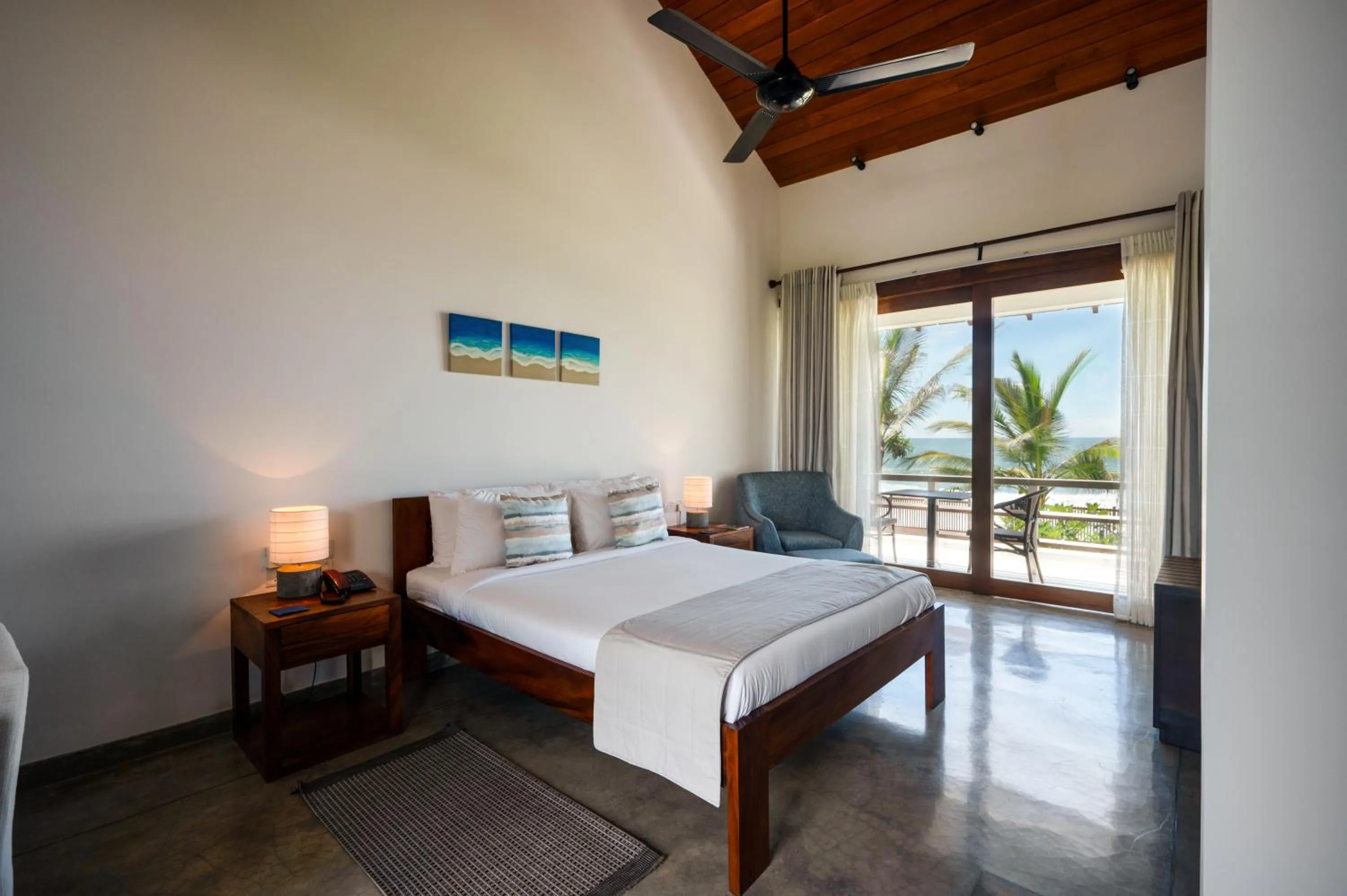 Sea view, Bed in Céu Ceylon