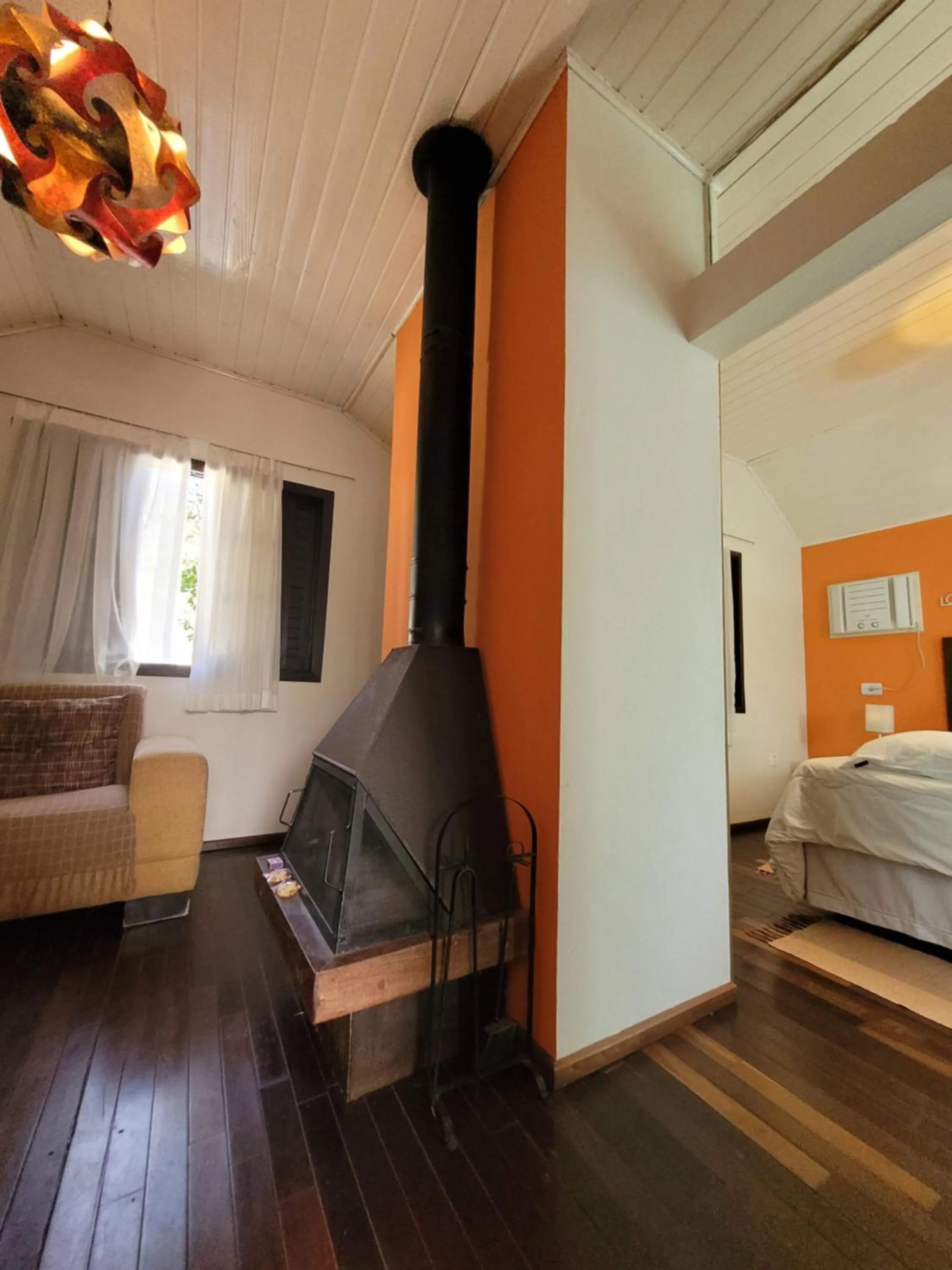 Bed in Pousada Vila Santa Barbara