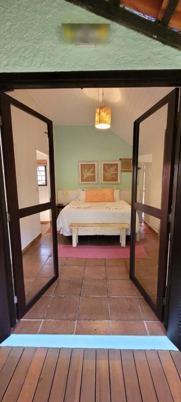 Bed in Pousada Vila Santa Barbara