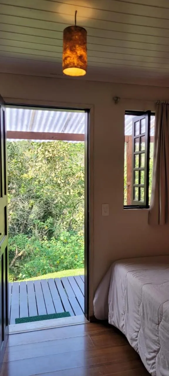 Bed in Pousada Vila Santa Barbara