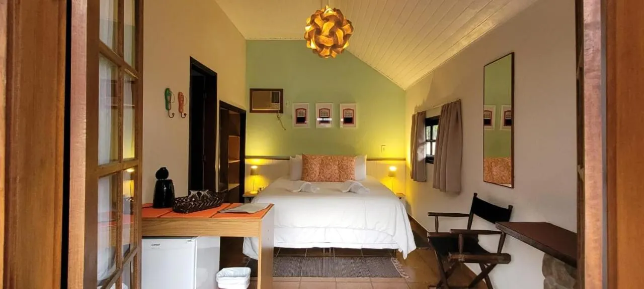 Bed in Pousada Vila Santa Barbara