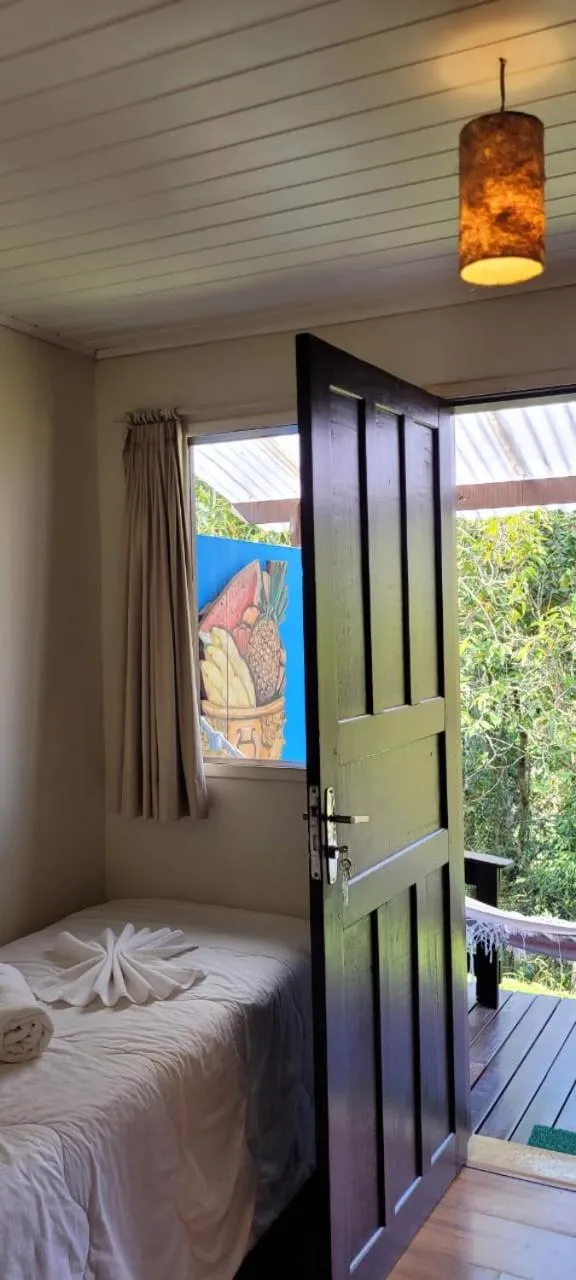 Bed in Pousada Vila Santa Barbara