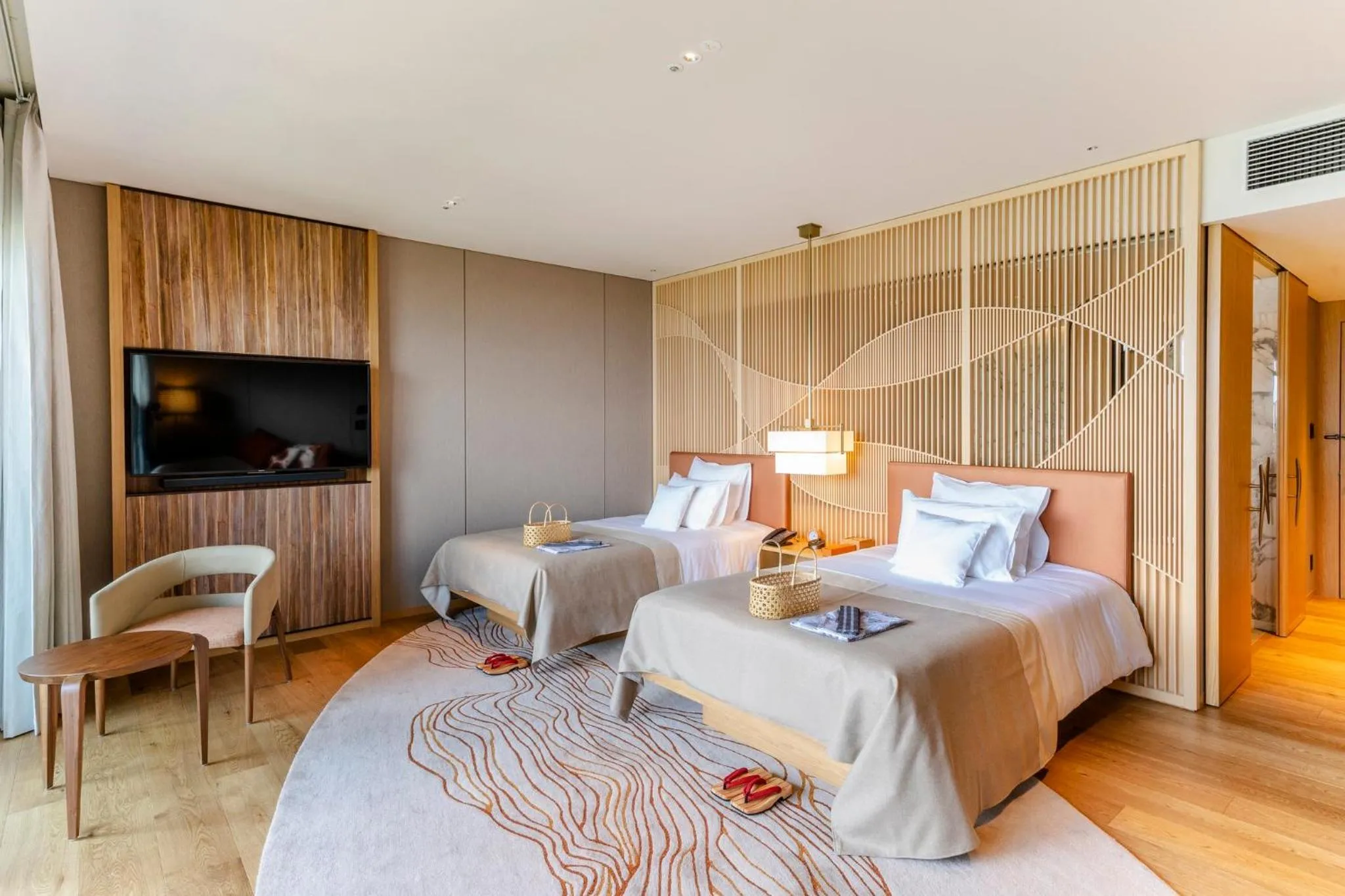 Photo of the whole room, Bed in ANA InterContinental Beppu Resort & Spa by IHG