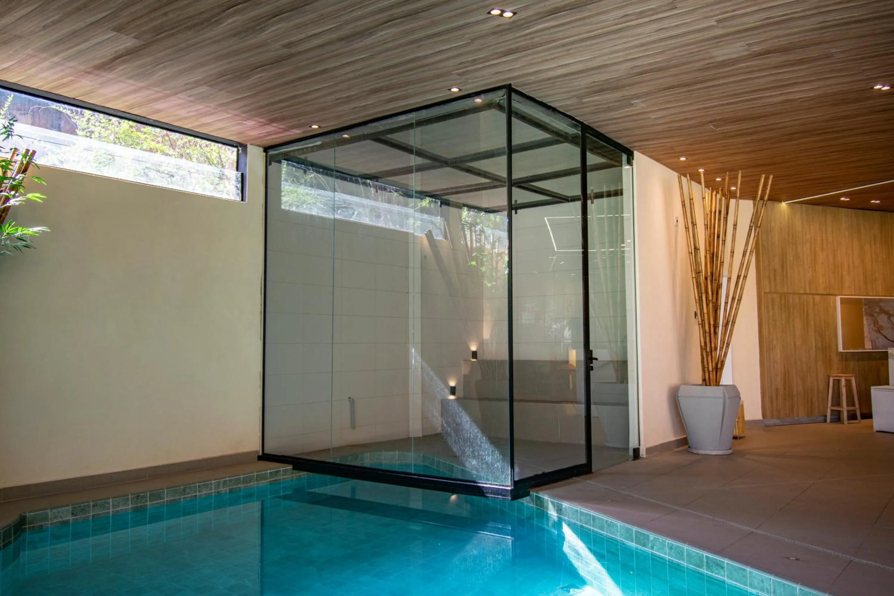 Steam room in Oscar Inn Eco Resort