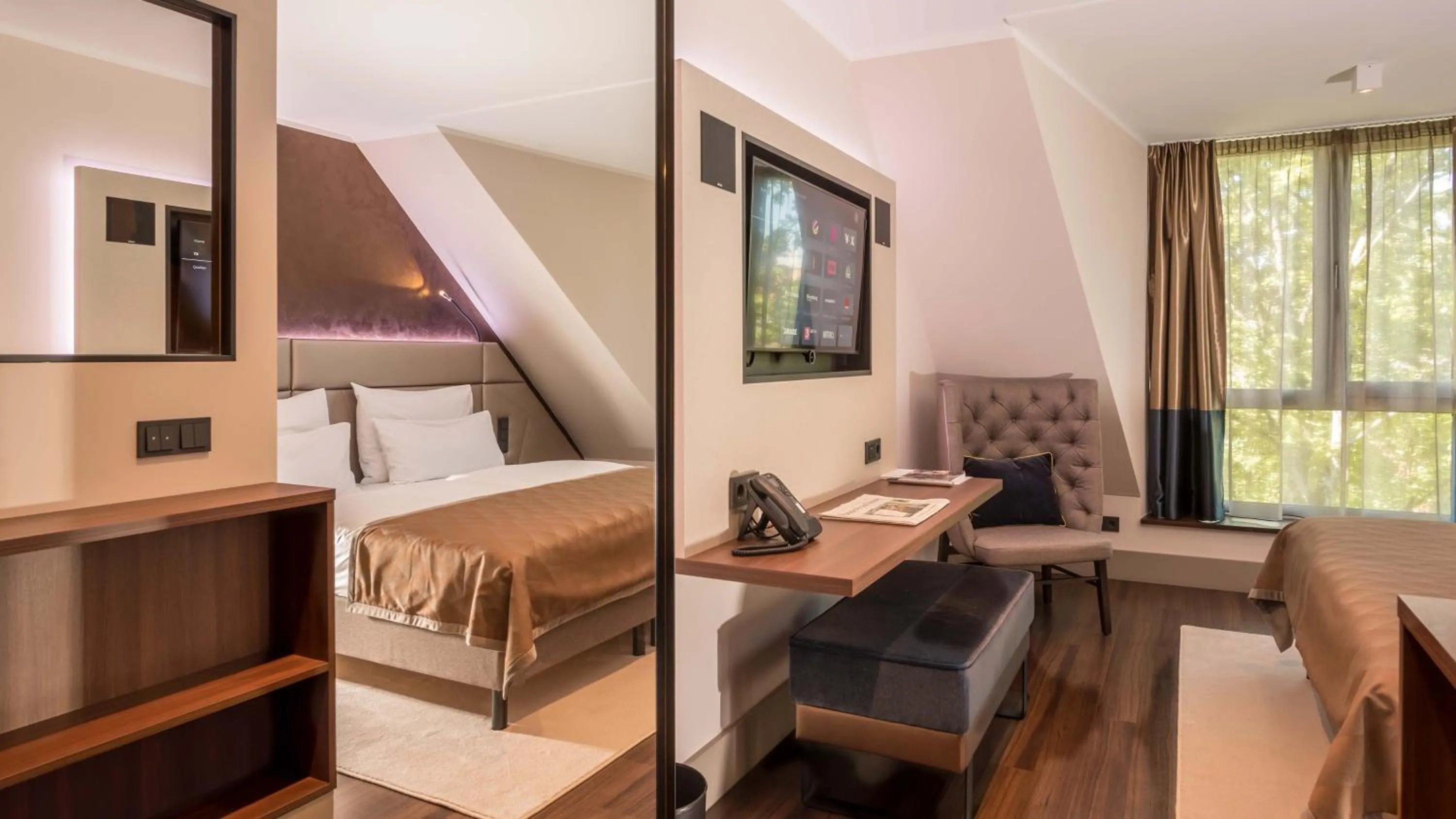 Bed in Innspire Hotel