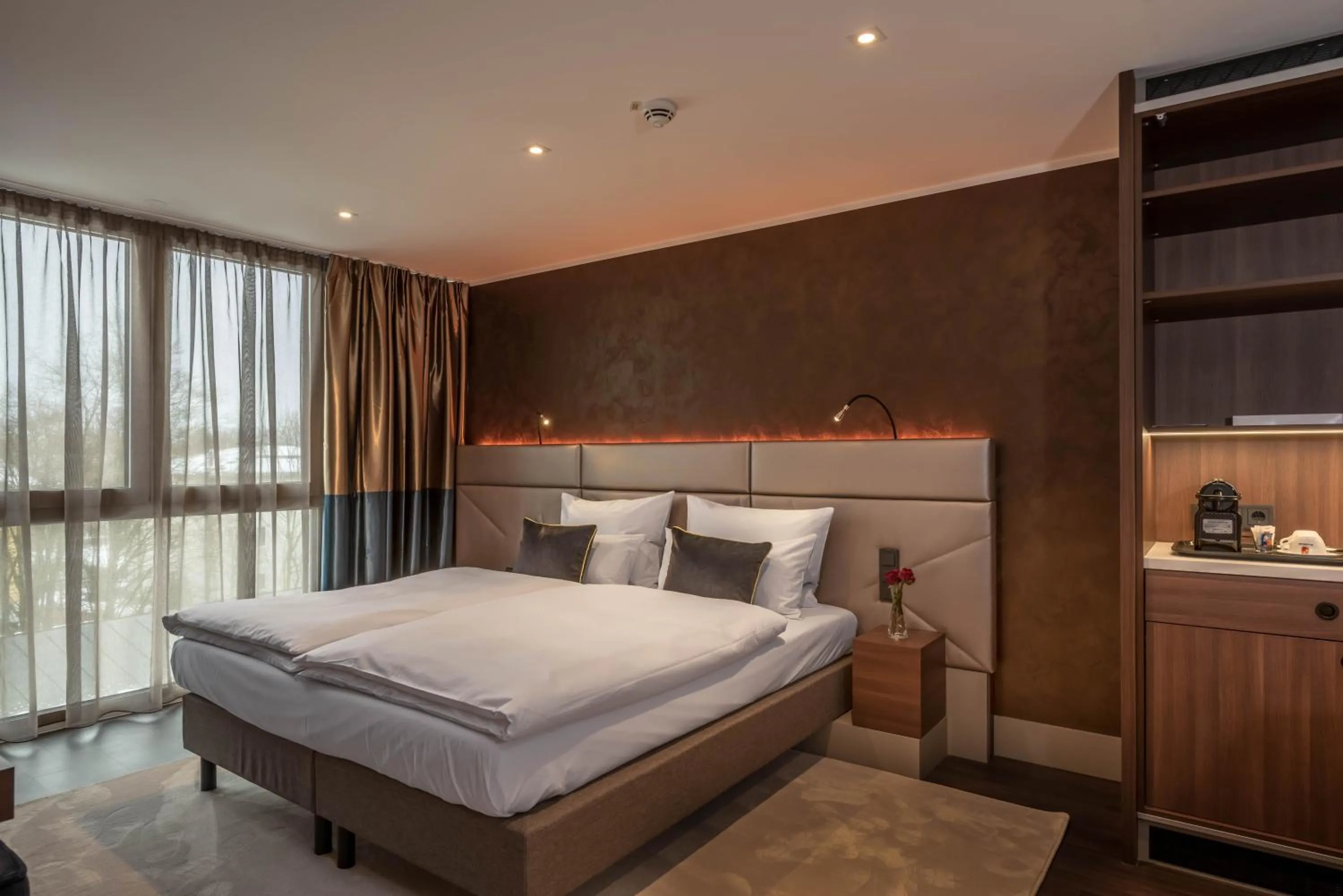 Bed in Innspire Hotel